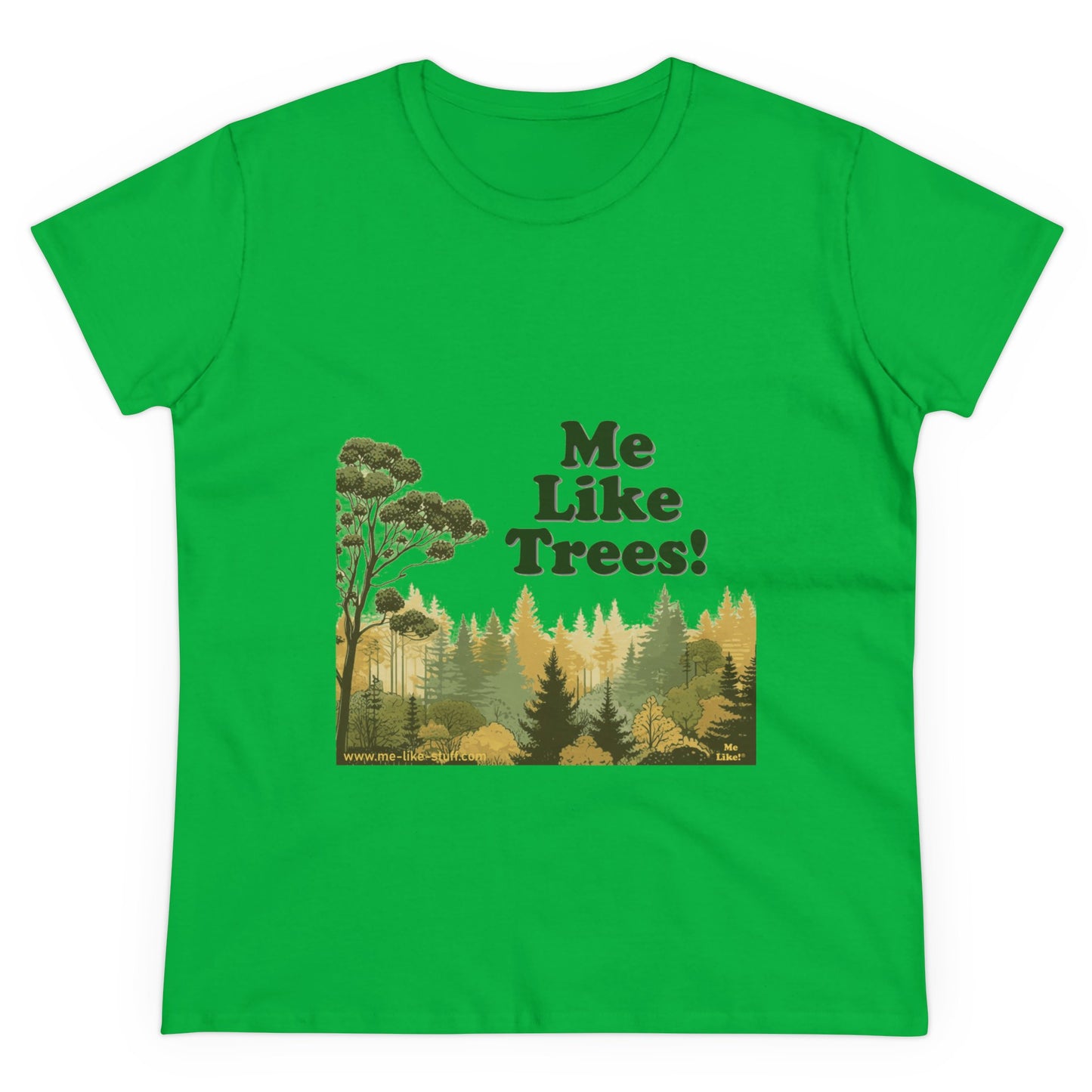 Women's Heavy Cotton Tee - Me Like Trees! (#1)