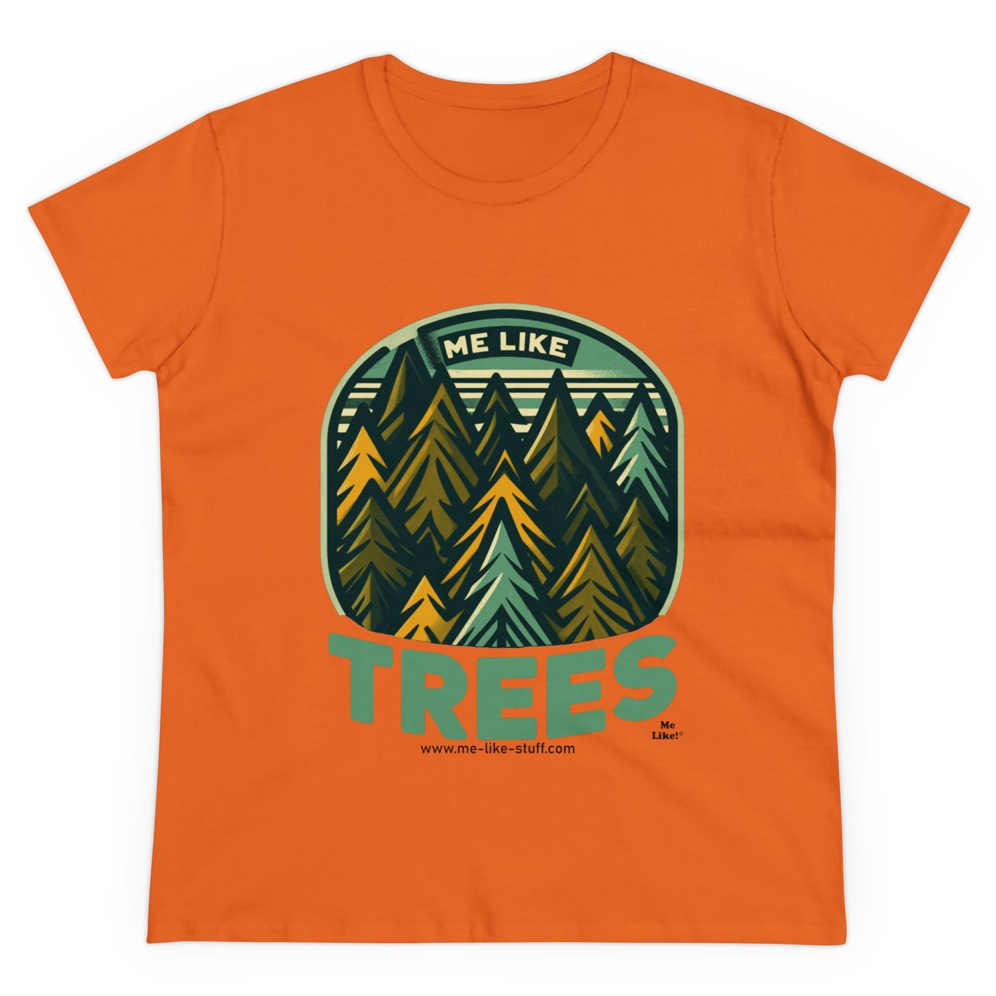 Women's Heavy Cotton Tee - Me Like Trees! (#4)