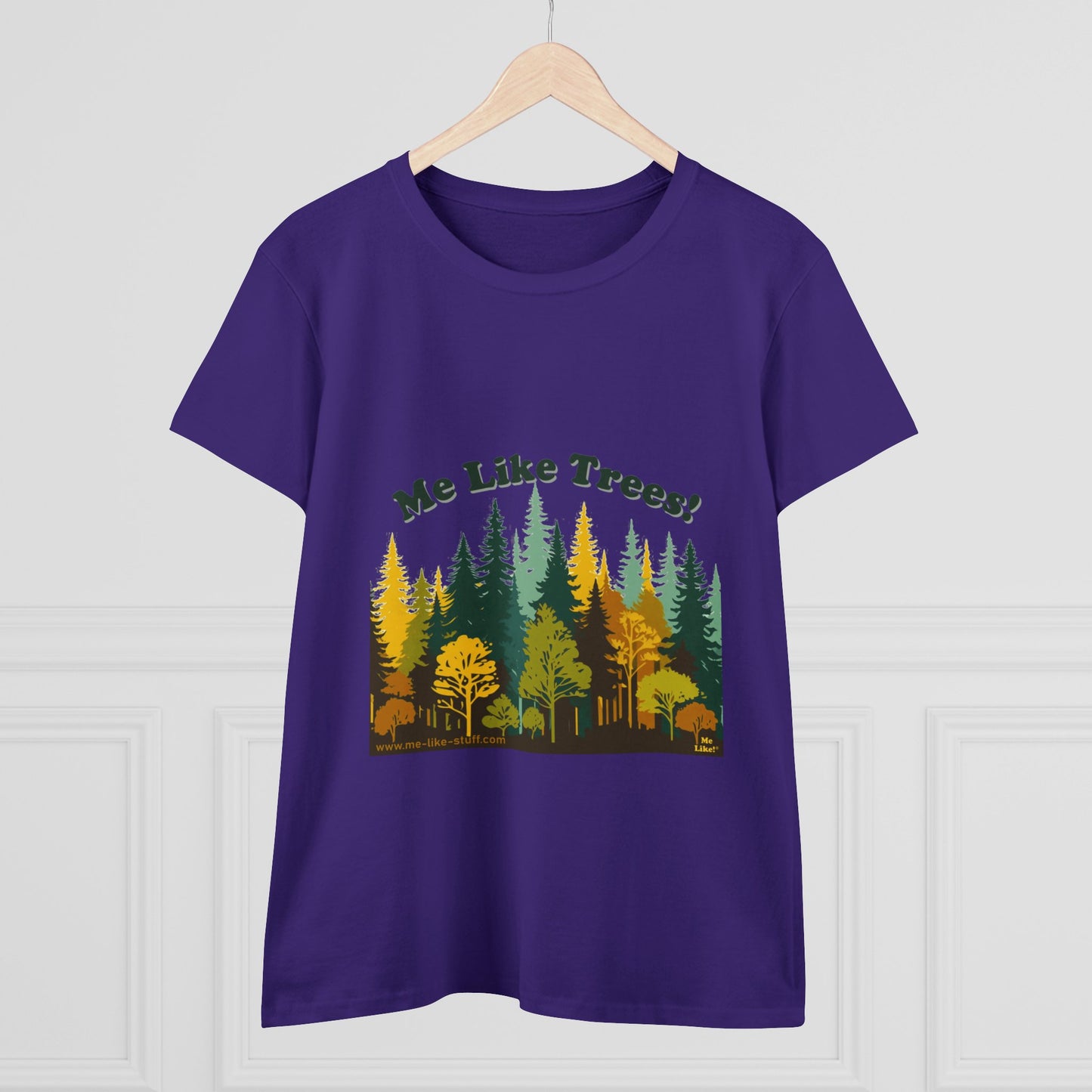 Women's Heavy Cotton Tee - Me Like Trees! (#2)