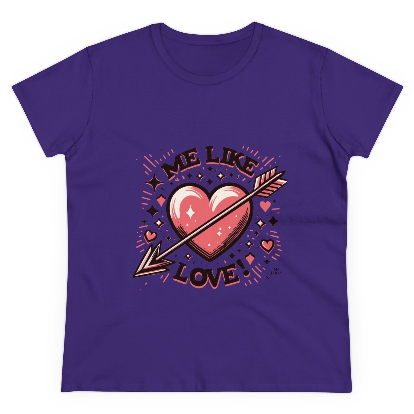 Me Like Love! - Women's Heavy Cotton Tee - (Love #2)