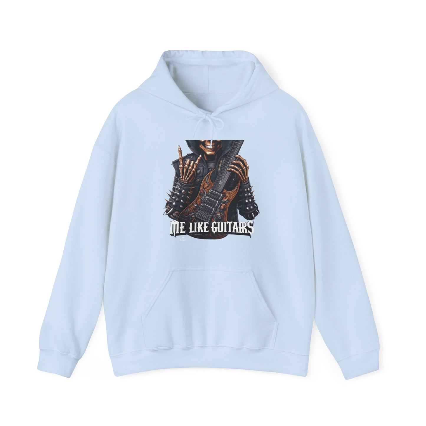 Me Like Guitars! - Unisex Hooded Sweatshirt - Heavy Metal #2
