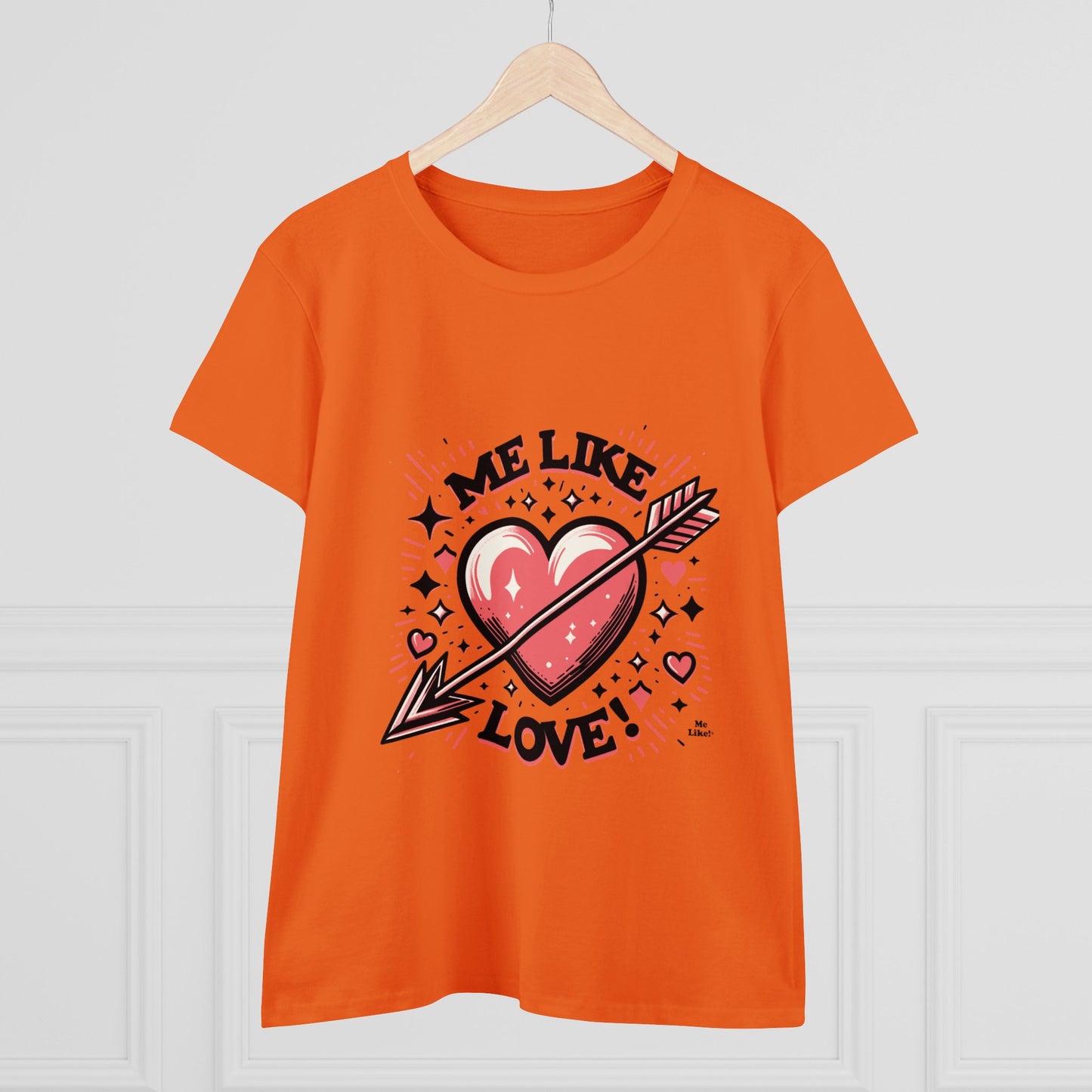 Me Like Love! - Women's Heavy Cotton Tee - (Love #2)