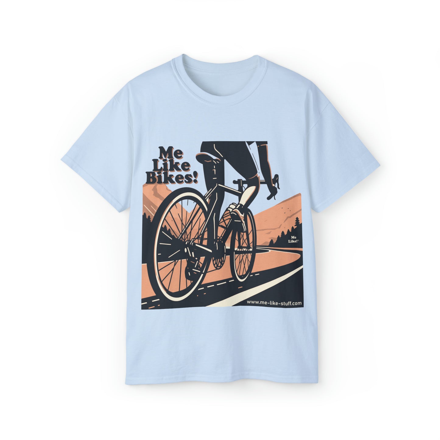 Unisex Ultra Cotton Tee - Me Like Bikes! (RB #1)