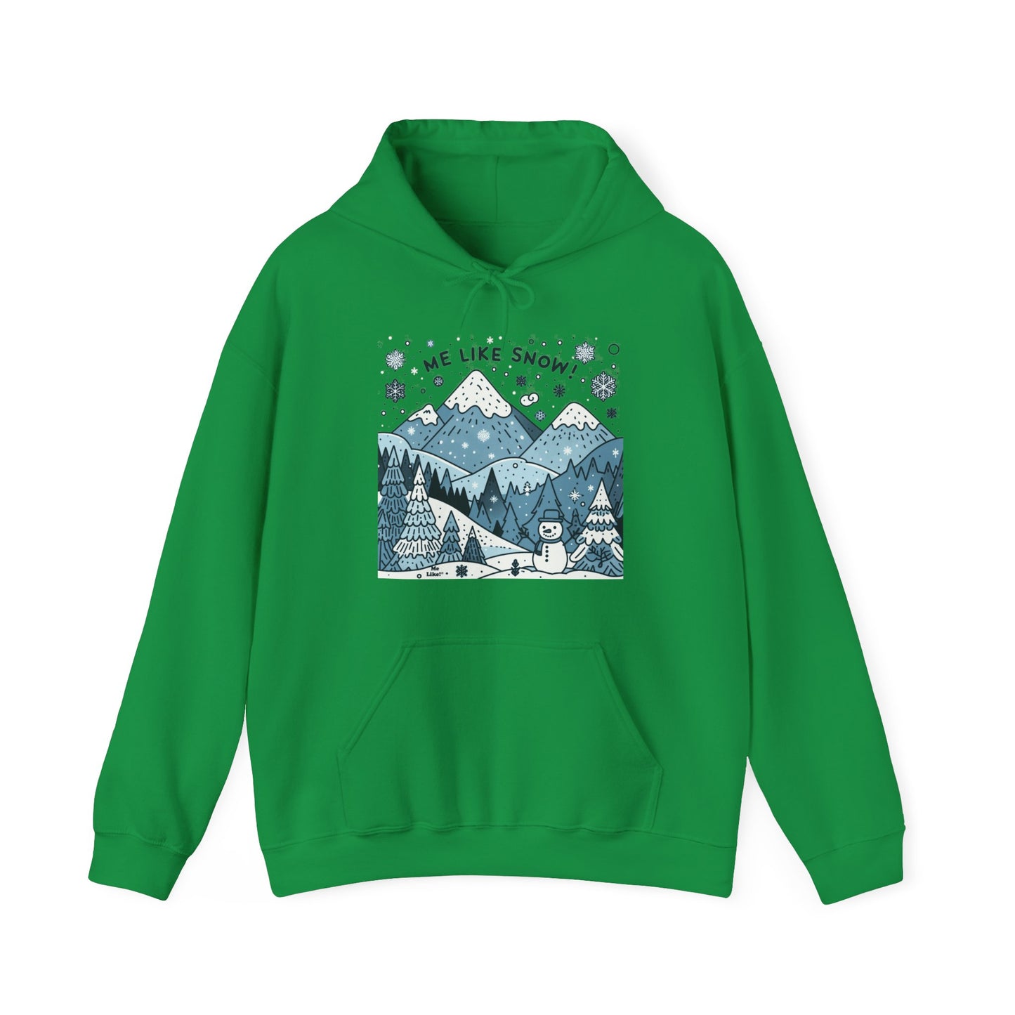 Me Like Snow! - Unisex Heavy Blend™ Hooded Sweatshirt - (Snowman #2)