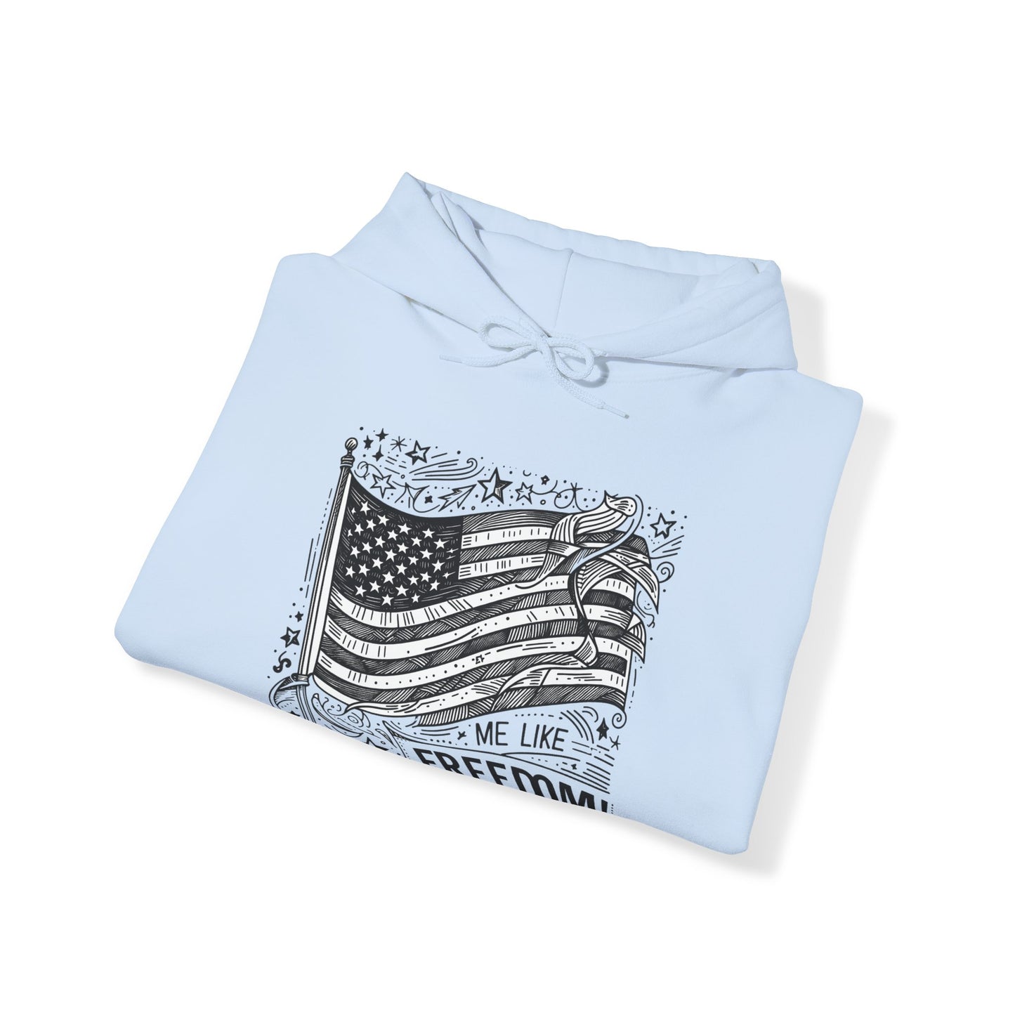 Me Like Freedom! - Unisex Heavy Blend™ Hooded Sweatshirt - (Freedom #1)
