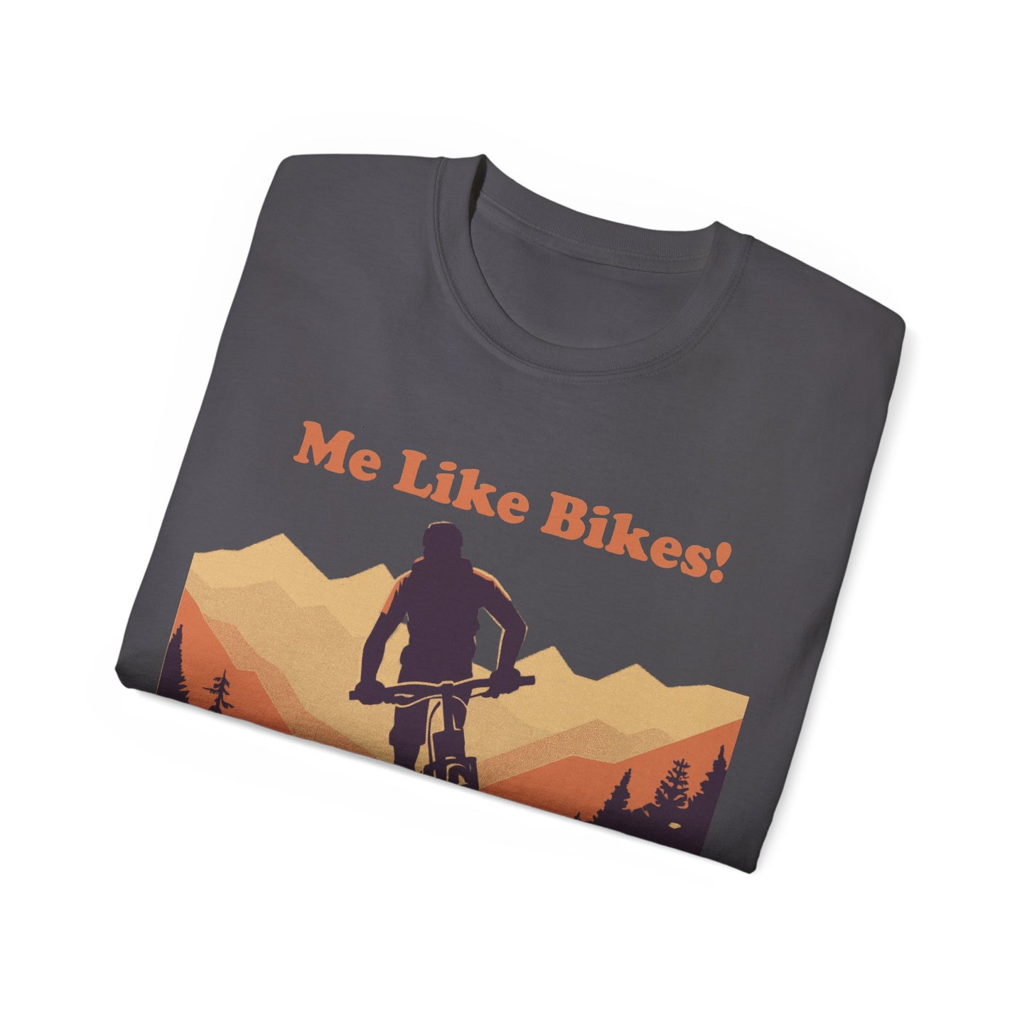 Unisex Ultra Cotton Tee - Me Like Bikes! (Mountain Bikes #2)