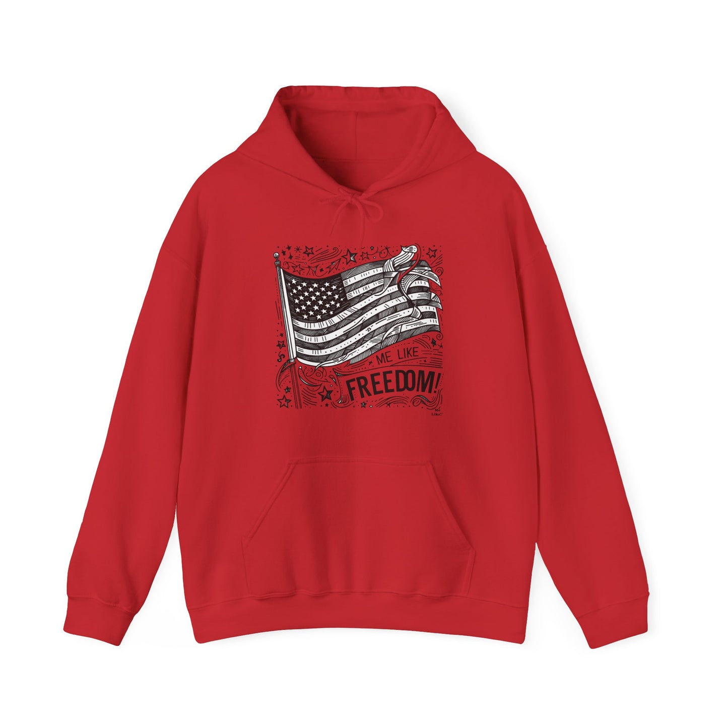 Me Like Freedom! - Unisex Heavy Blend™ Hooded Sweatshirt - (Freedom #1)
