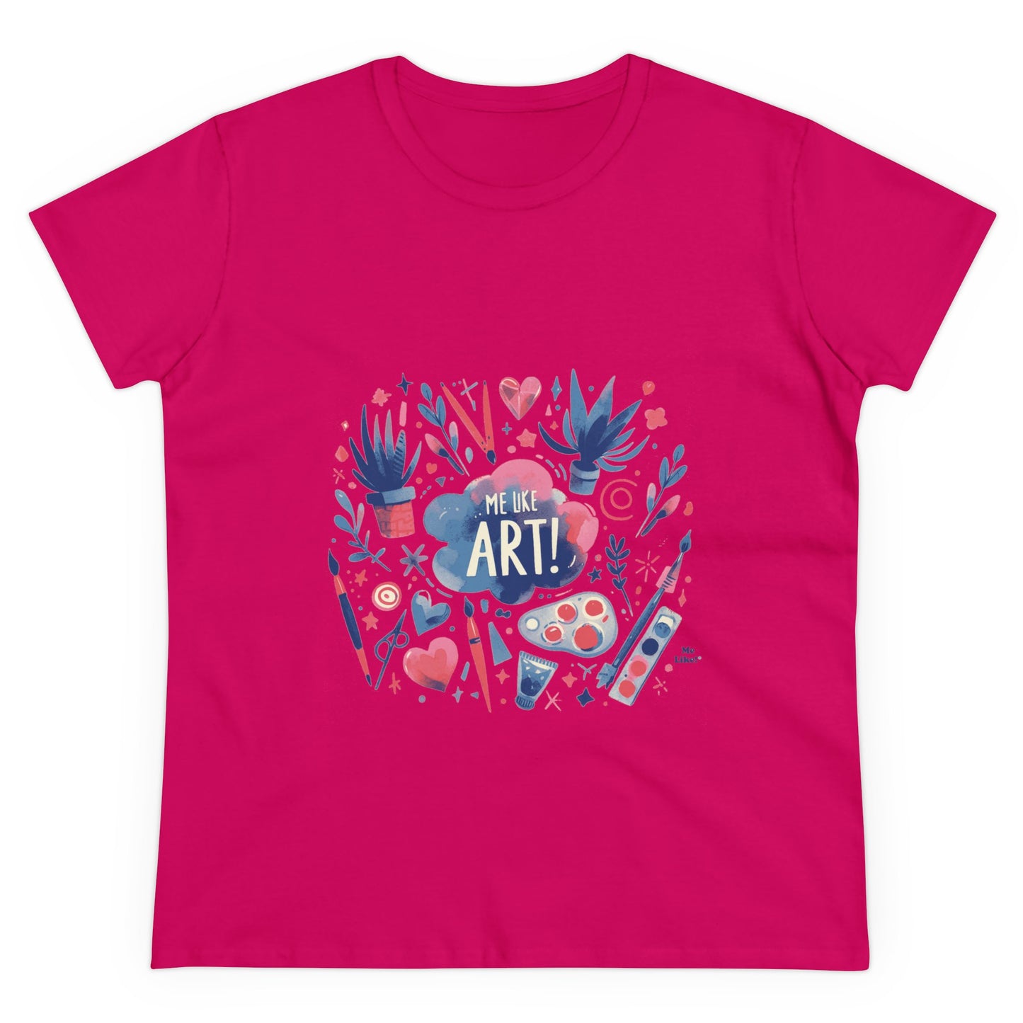 Me Like Art - Women's Heavy Cotton Tee - (Art #3)