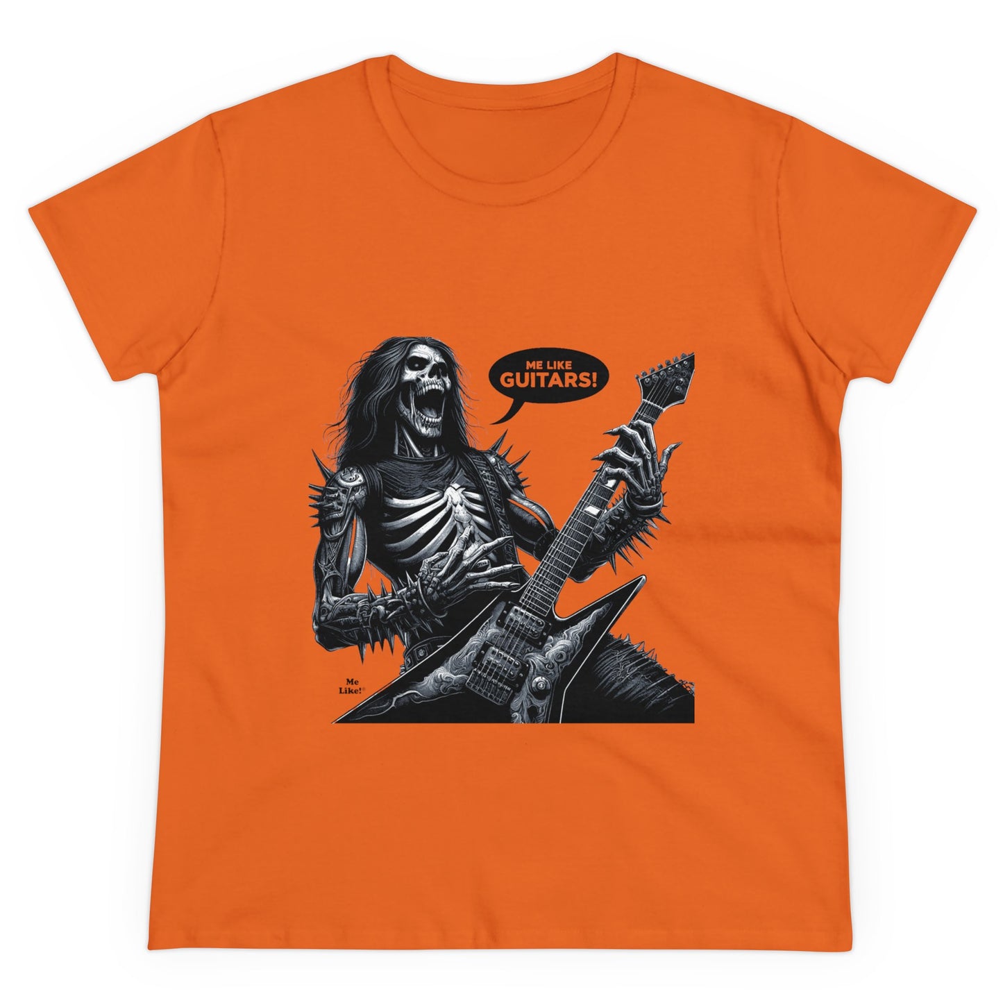 Me Like Guitars! - Women's Cotton Tee - Heavy Metal #4