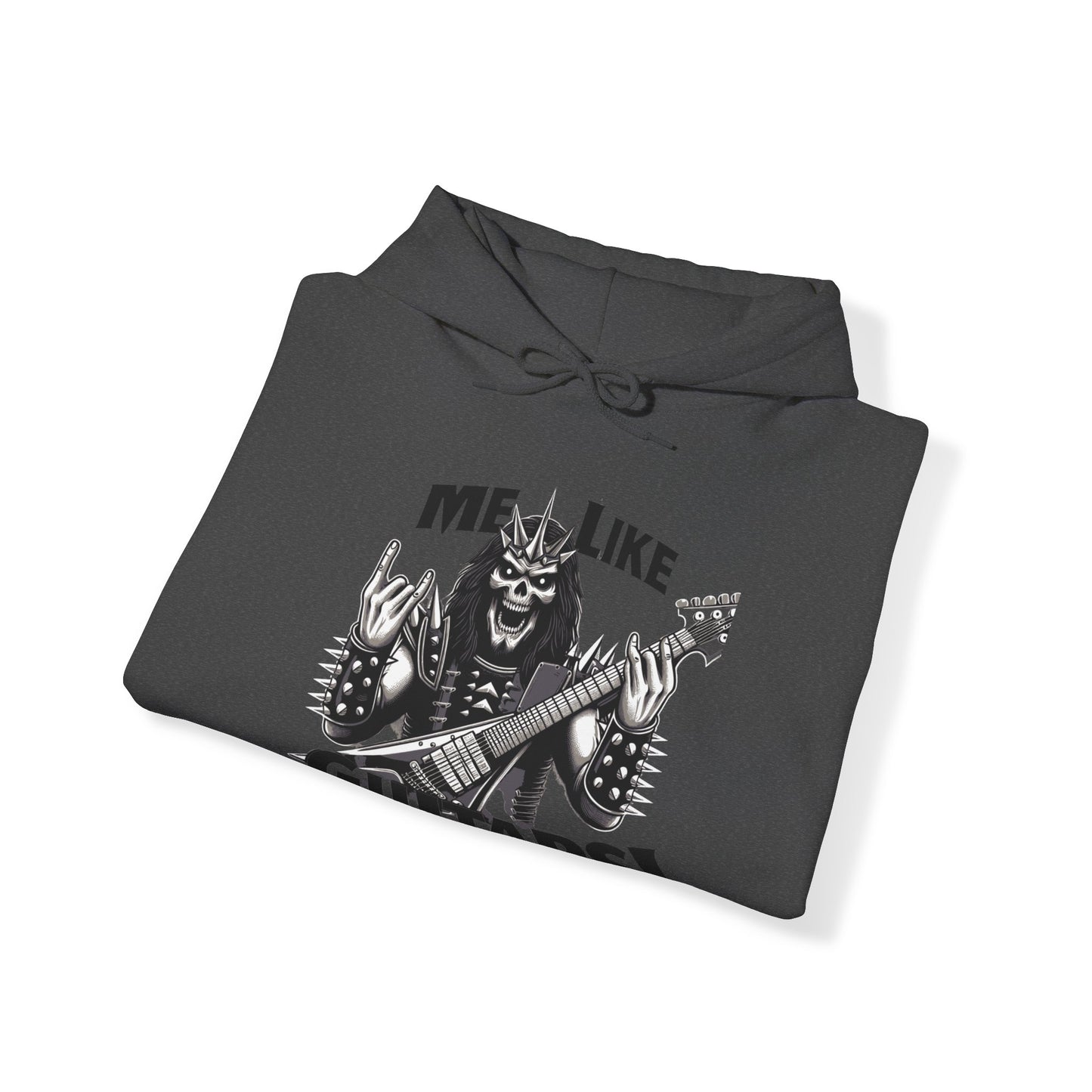 Me Like Guitars! - Unisex Hooded Sweatshirt - Heavy Metal #1