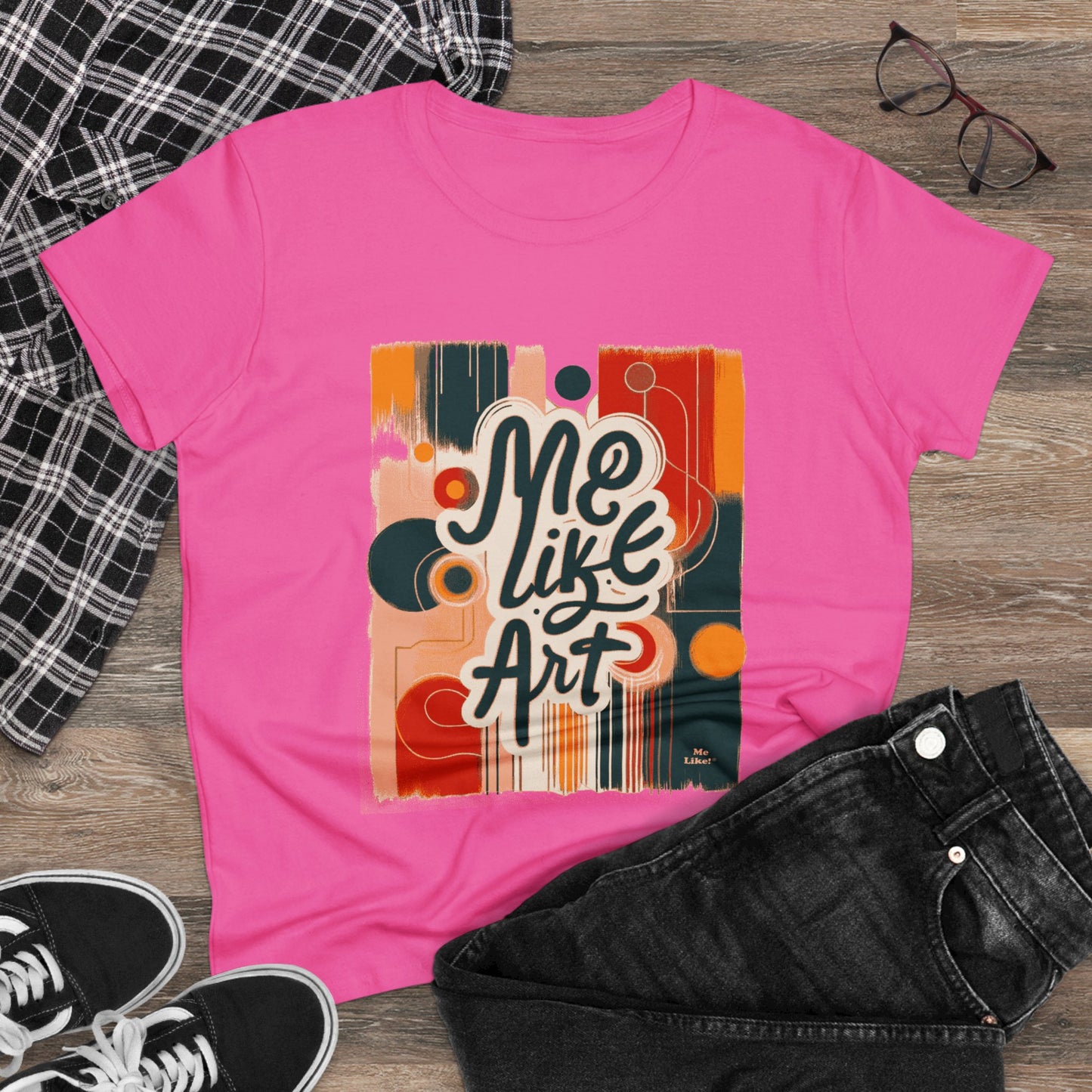 Me Like Art - Women's Heavy Cotton Tee - (Art #1)