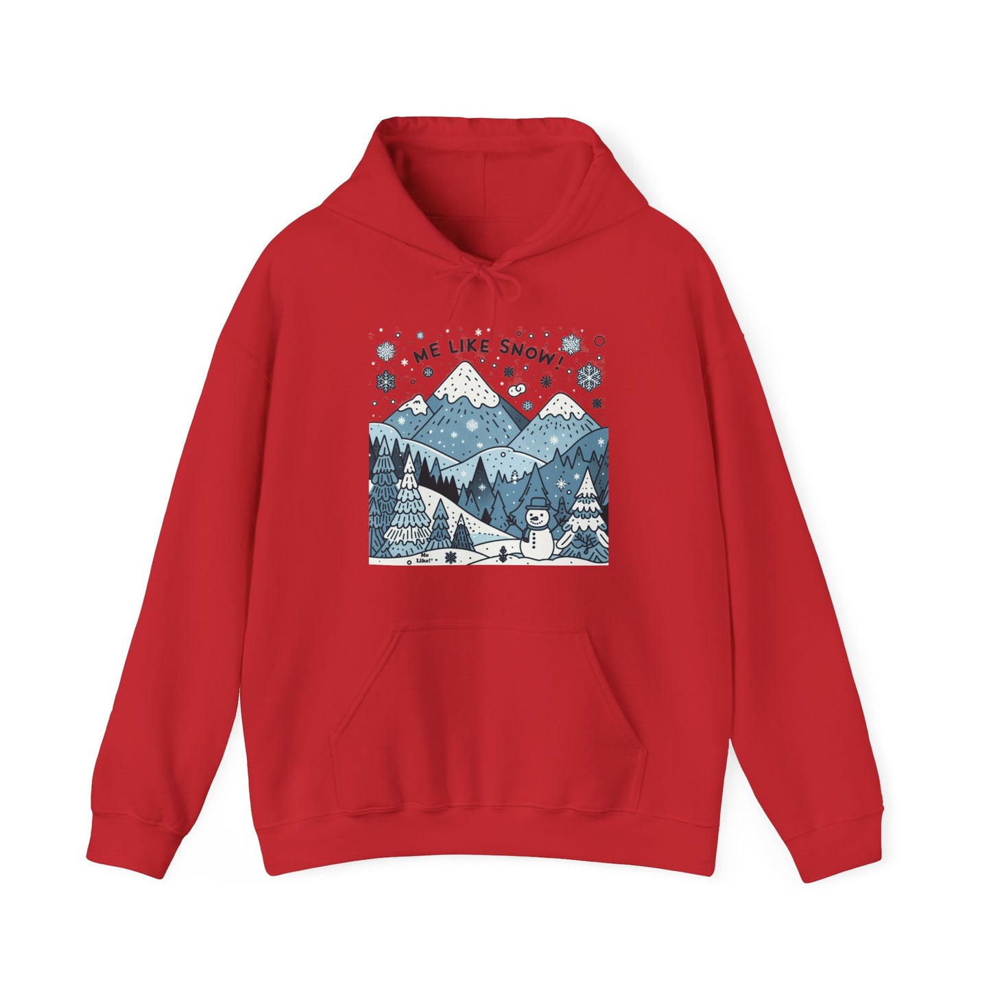 Me Like Snow! - Unisex Heavy Blend™ Hooded Sweatshirt - (Snowman #2)