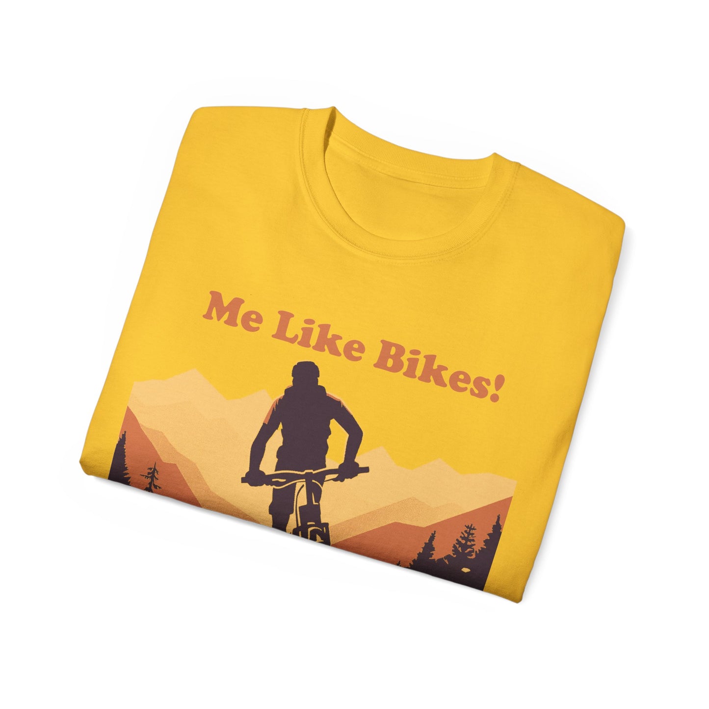 Unisex Ultra Cotton Tee - Me Like Bikes! (Mountain Bikes #2)