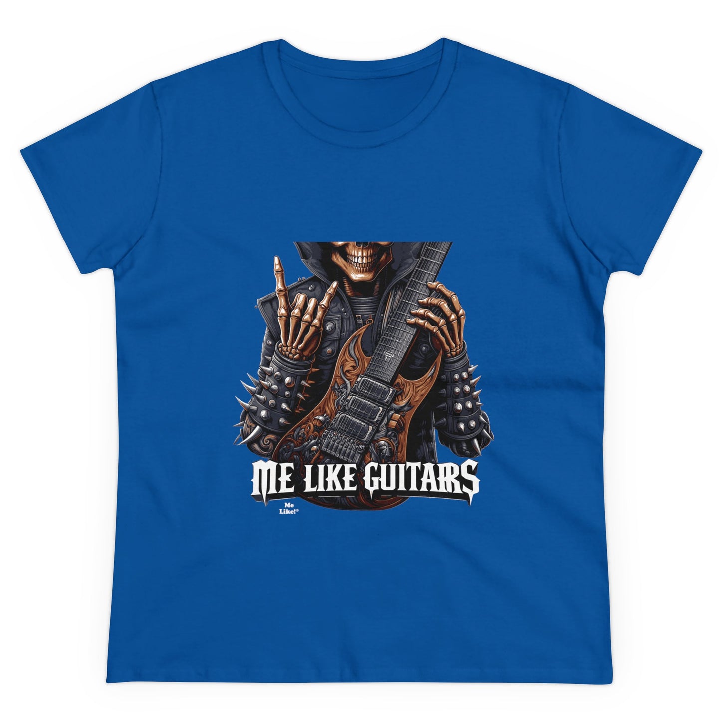 Me Like Guitars! - Women's Cotton Tee - Heavy Metal #2