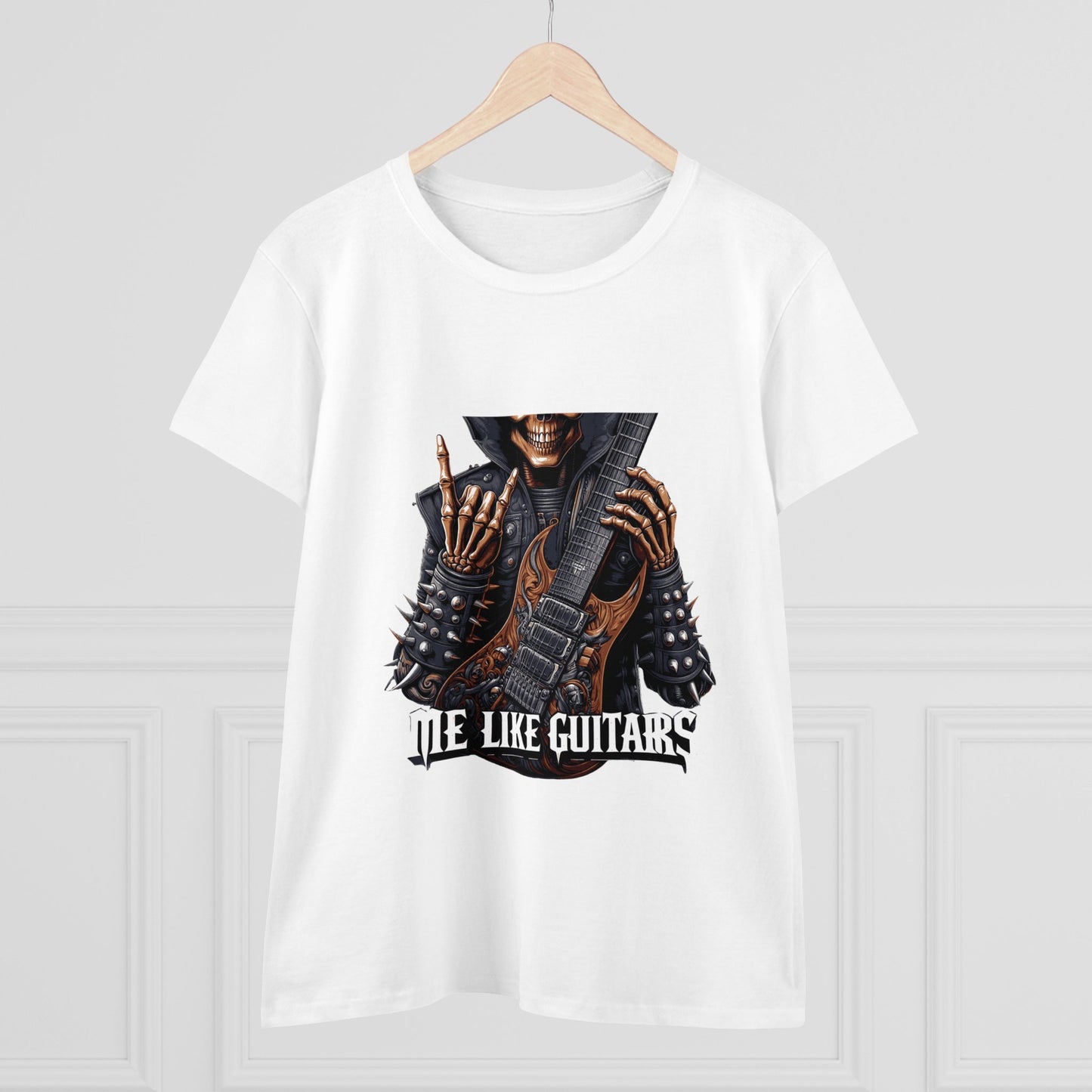 Me Like Guitars! - Women's Cotton Tee - Heavy Metal #2