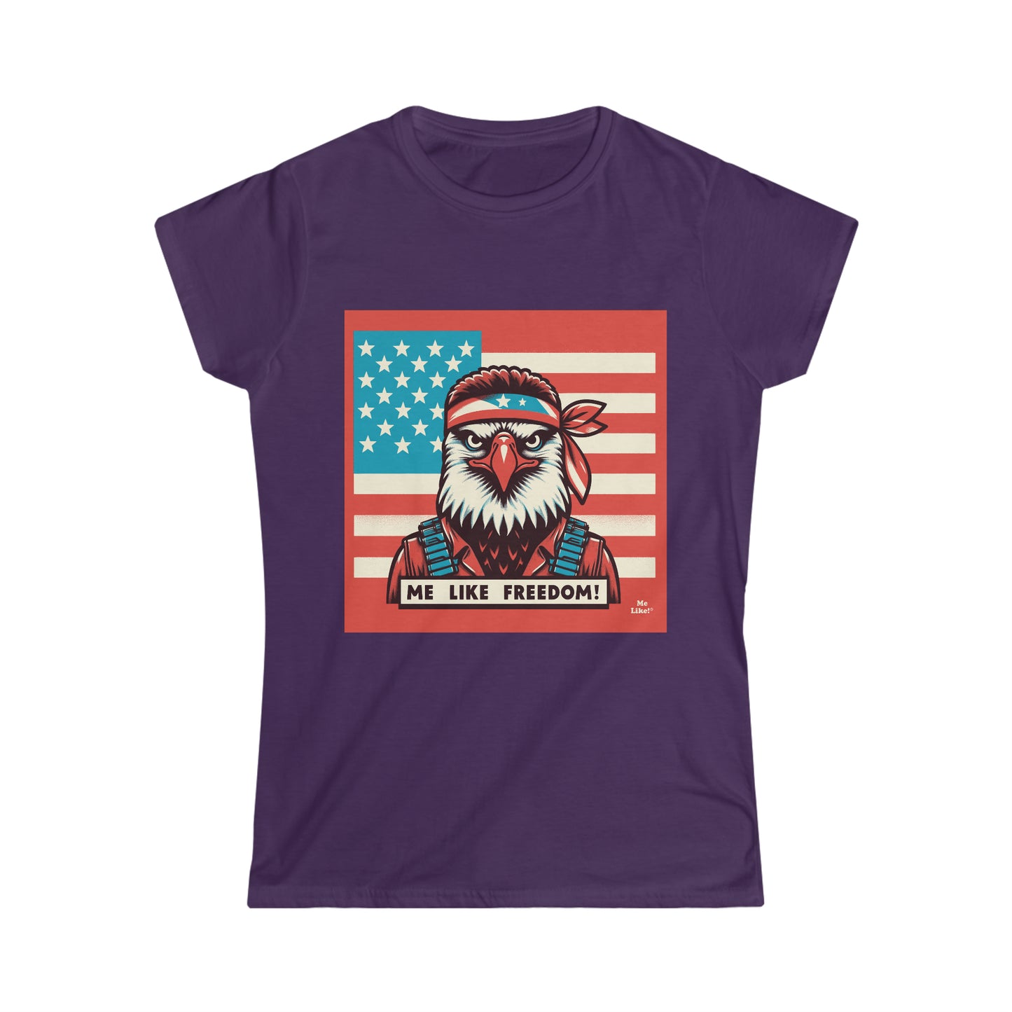 Me Like Freedom! - Women's Softstyle Tee - (Freedom #3)