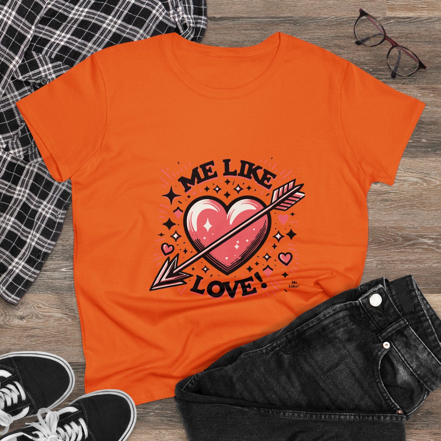 Me Like Love! - Women's Heavy Cotton Tee - (Love #2)