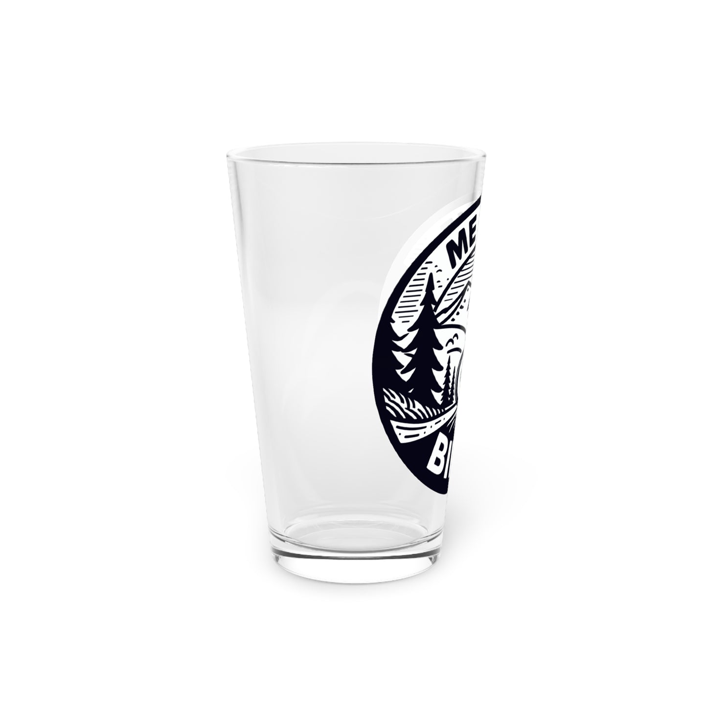 Me Like Bikes! - Pint Glass, 16oz - (Mountain Bike #4)