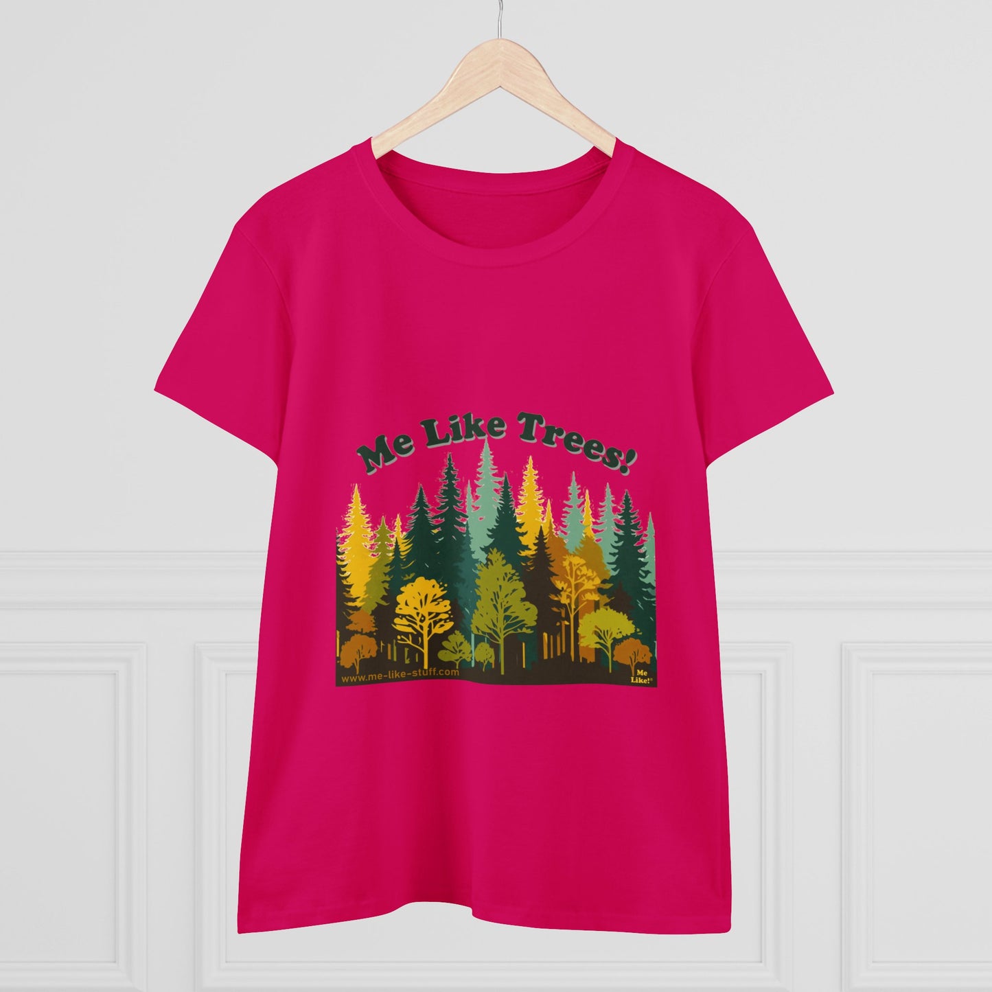 Women's Heavy Cotton Tee - Me Like Trees! (#2)
