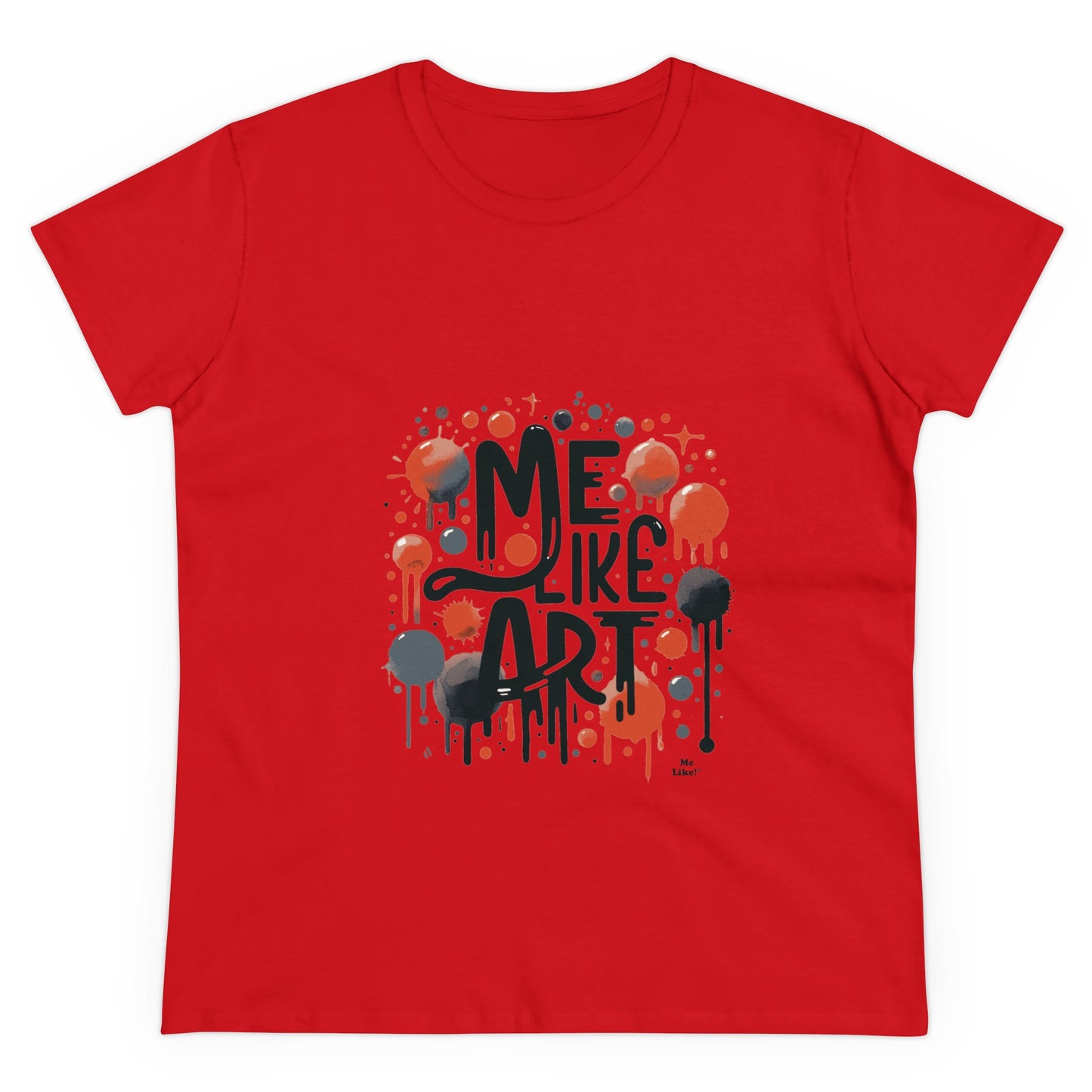 Me Like Art - Women's Heavy Cotton Tee - (Art #2)