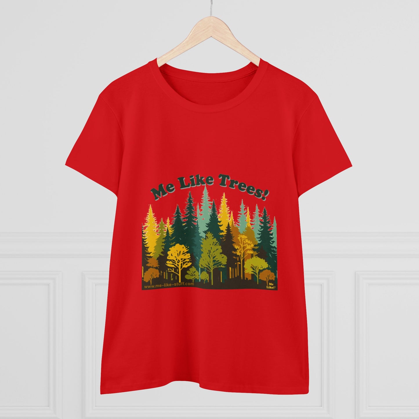 Women's Heavy Cotton Tee - Me Like Trees! (#2)