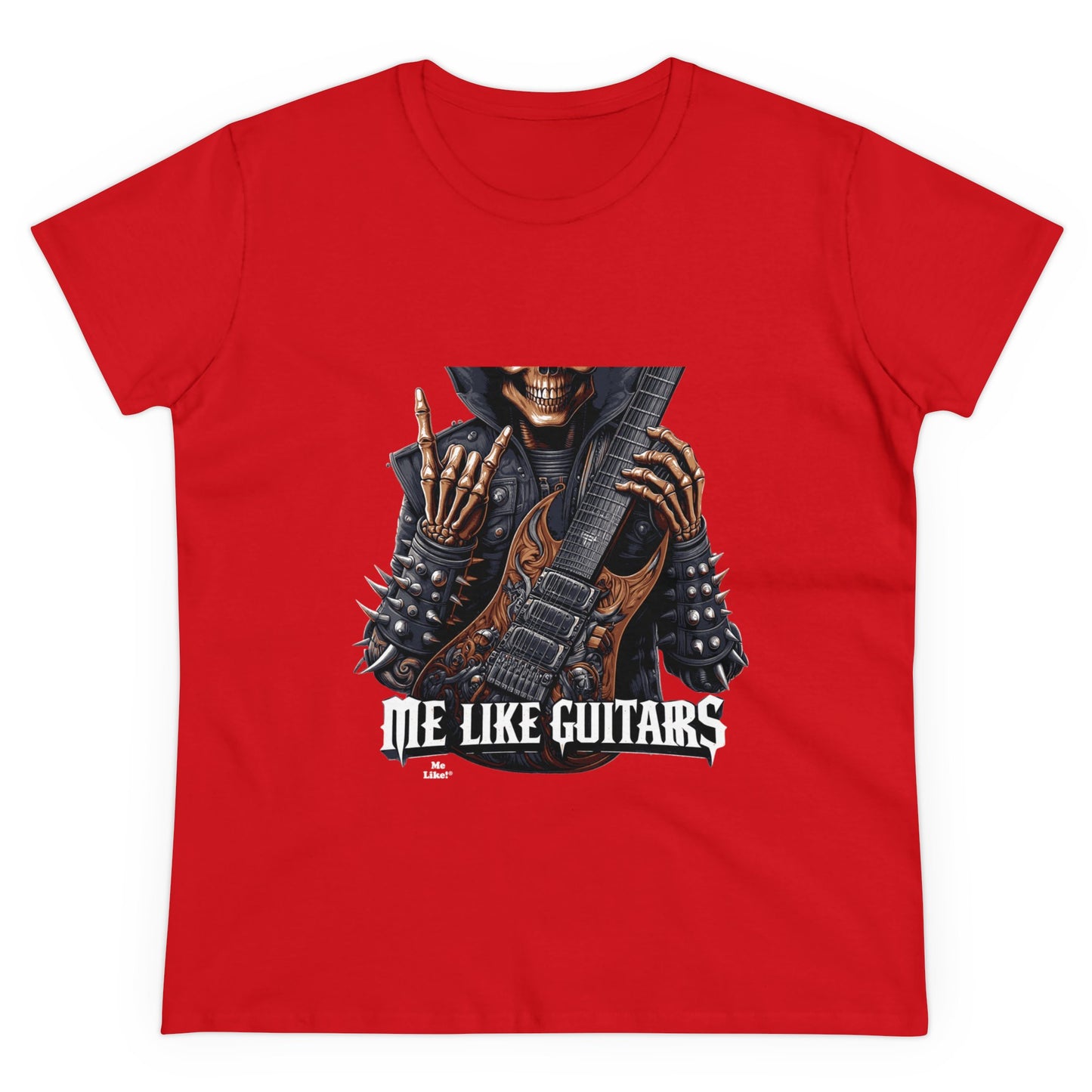 Me Like Guitars! - Women's Cotton Tee - Heavy Metal #2