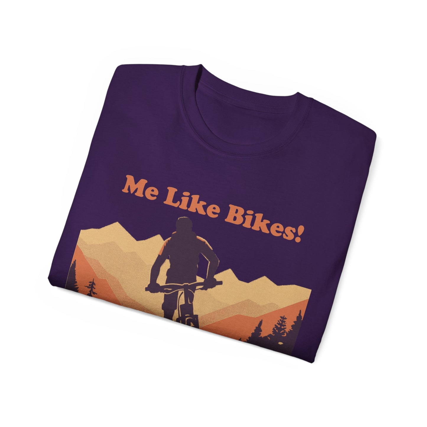 Unisex Ultra Cotton Tee - Me Like Bikes! (Mountain Bikes #2)