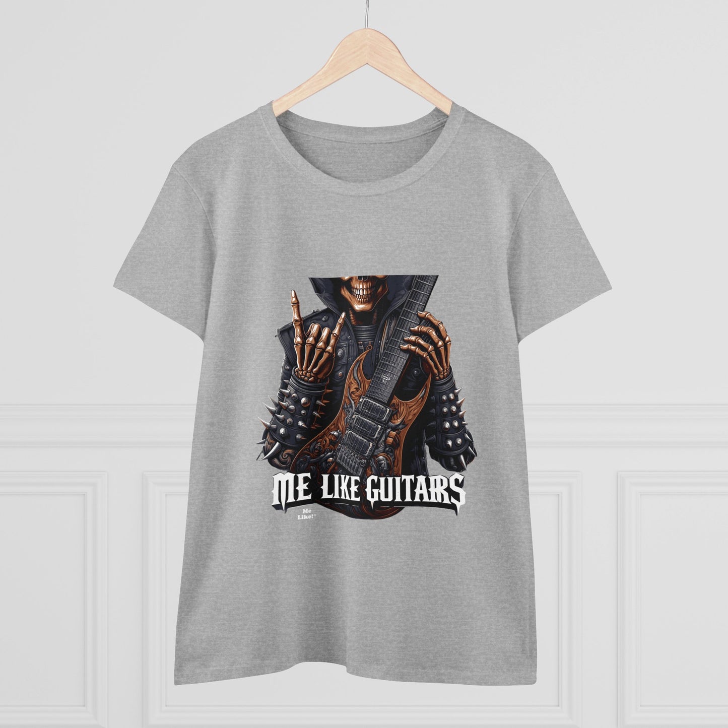 Me Like Guitars! - Women's Cotton Tee - Heavy Metal #2
