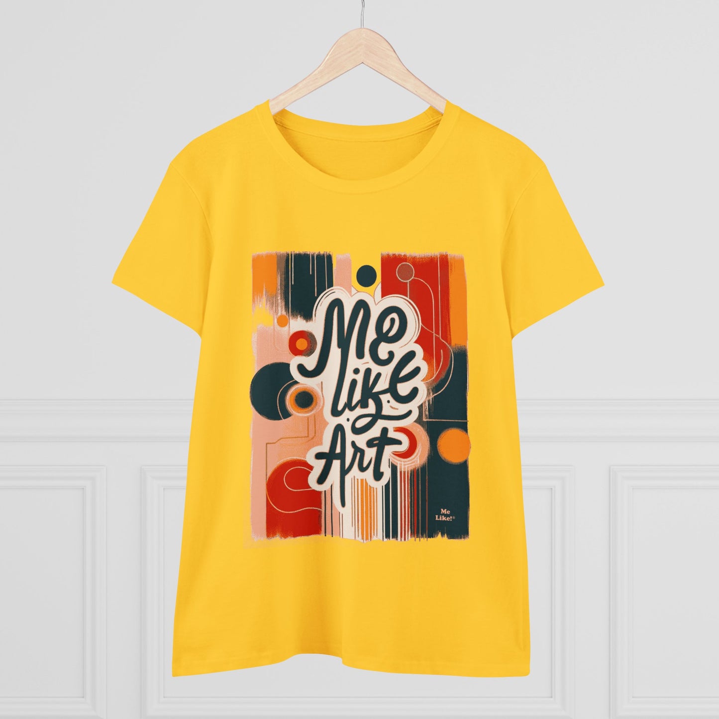 Me Like Art - Women's Heavy Cotton Tee - (Art #1)