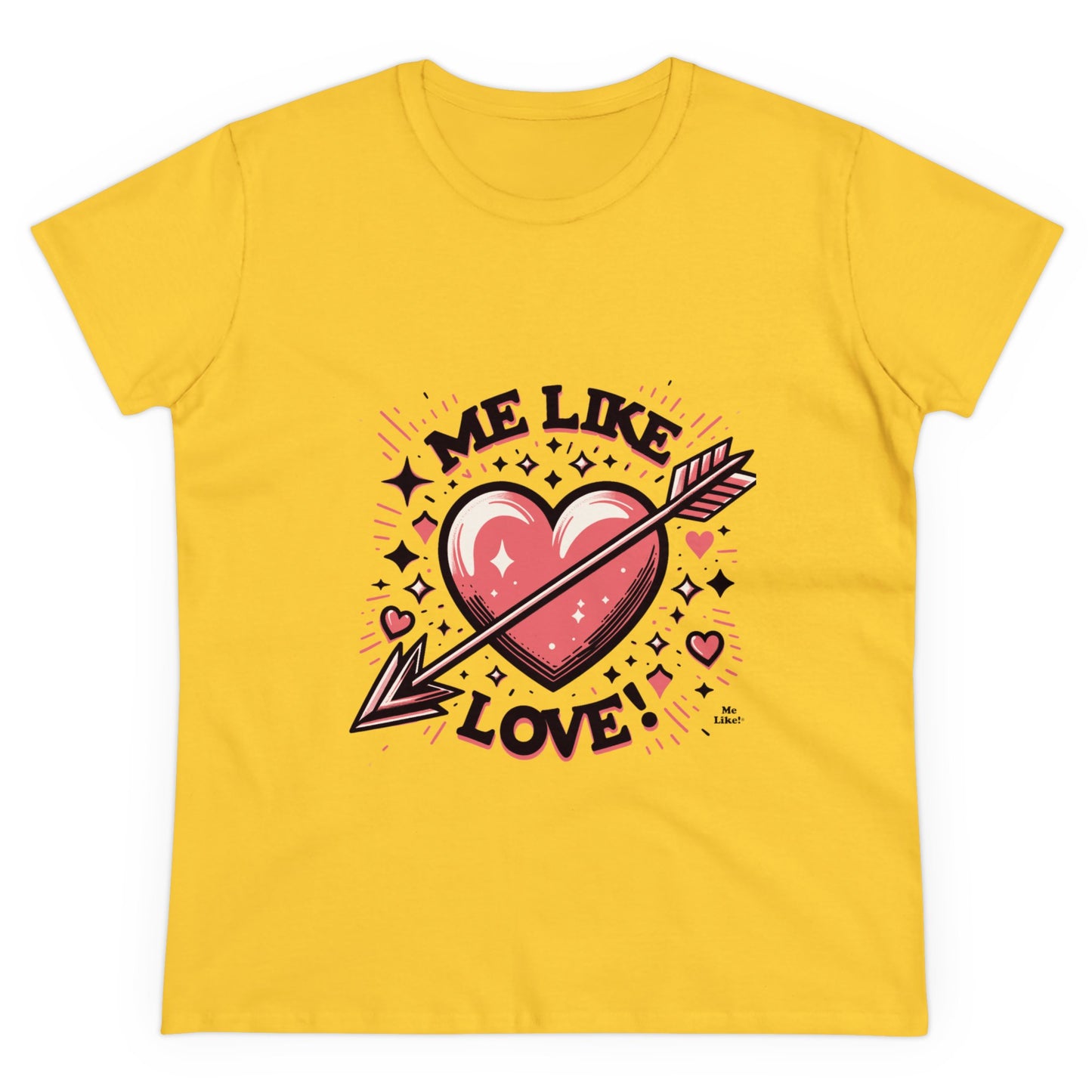 Me Like Love! - Women's Heavy Cotton Tee - (Love #2)