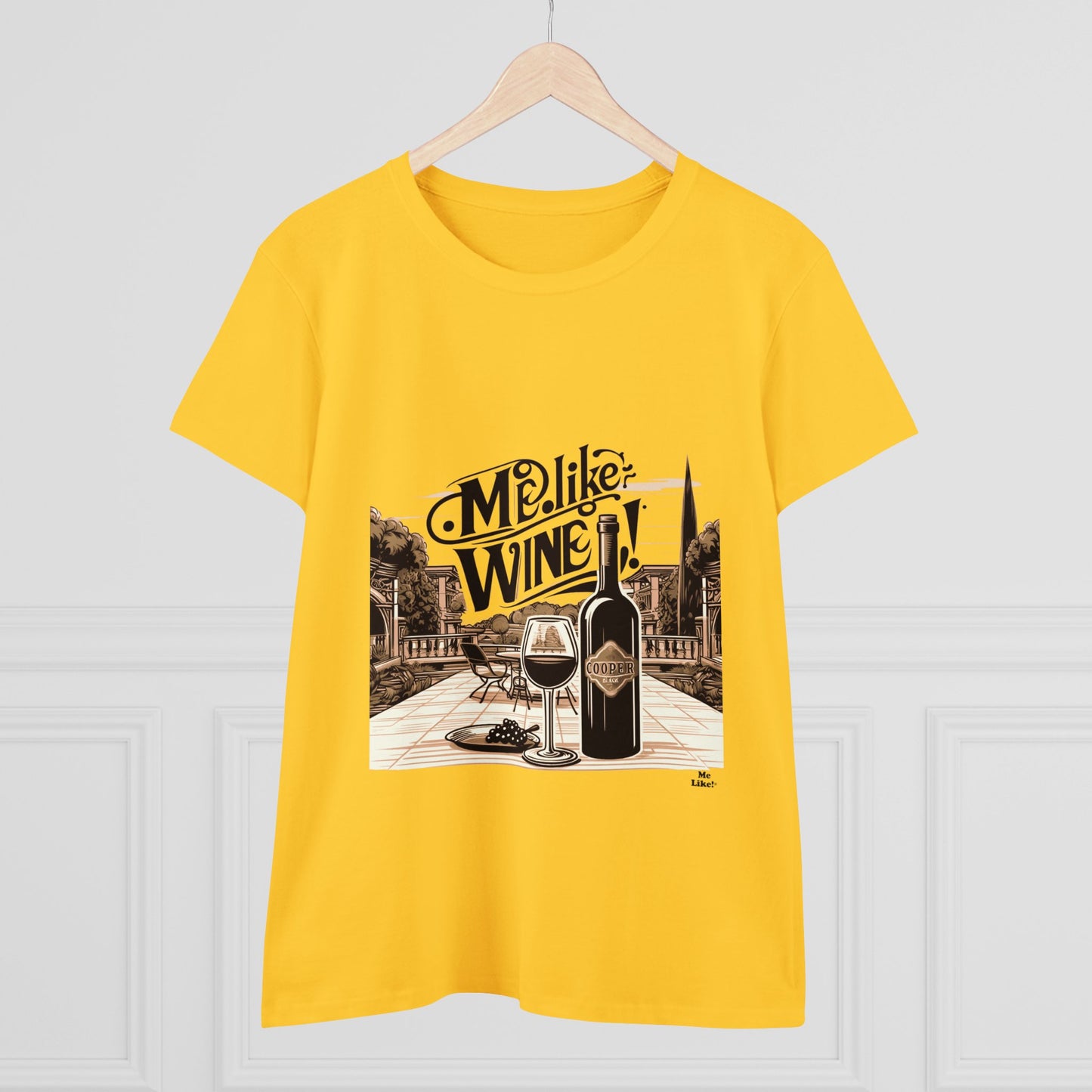 Women's Heavy Cotton Tee - Me Like Wine! (#4)