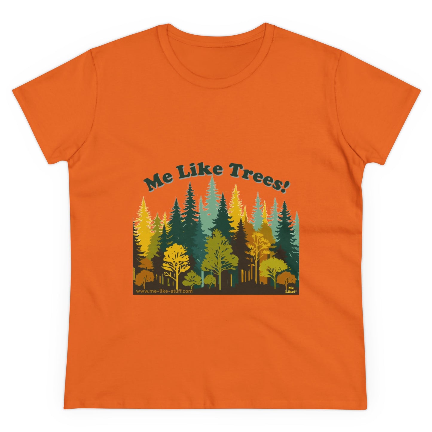 Women's Heavy Cotton Tee - Me Like Trees! (#2)