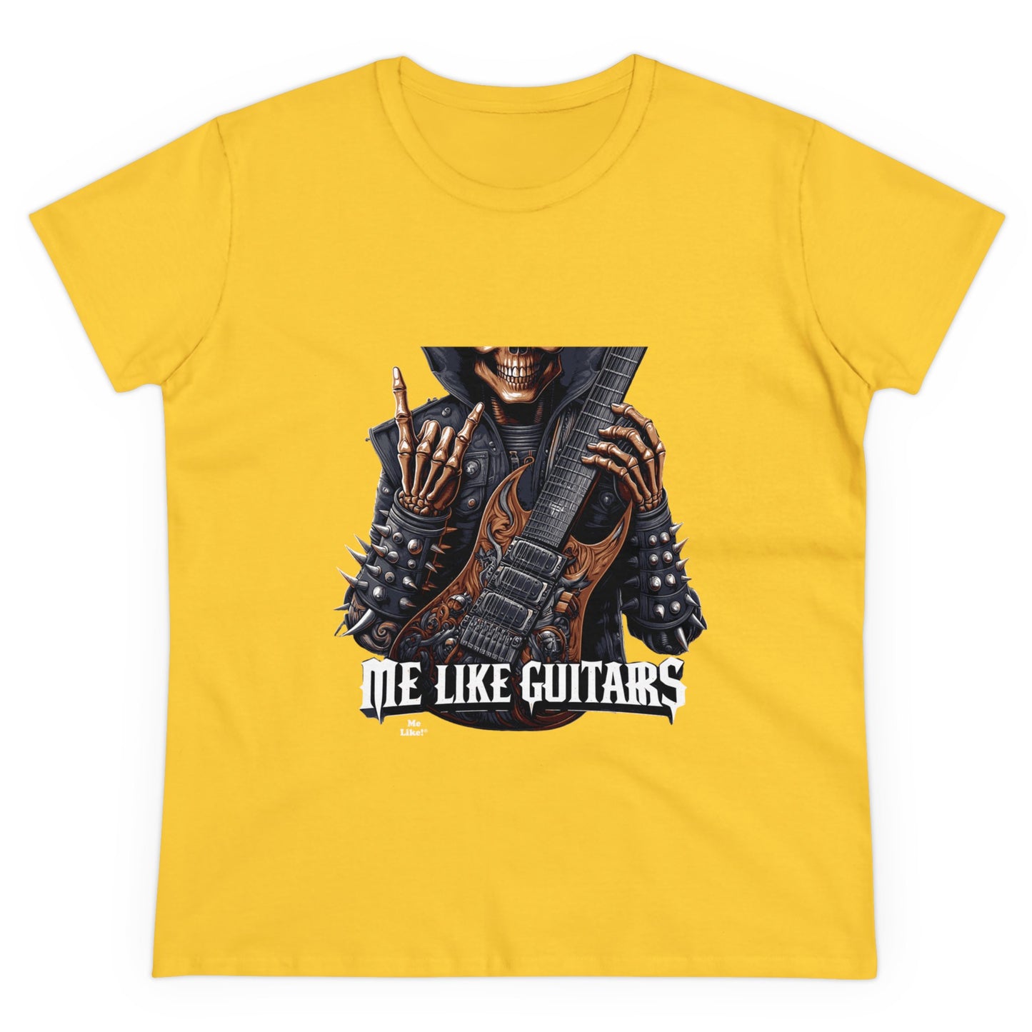 Me Like Guitars! - Women's Cotton Tee - Heavy Metal #2