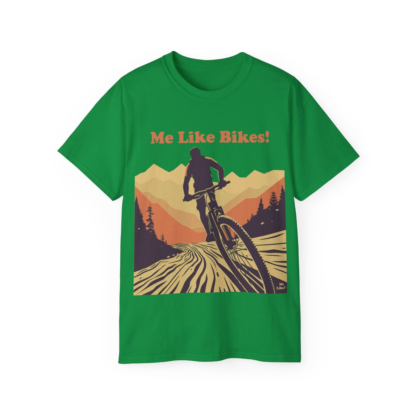 Unisex Ultra Cotton Tee - Me Like Bikes! (Mountain Bikes #2)