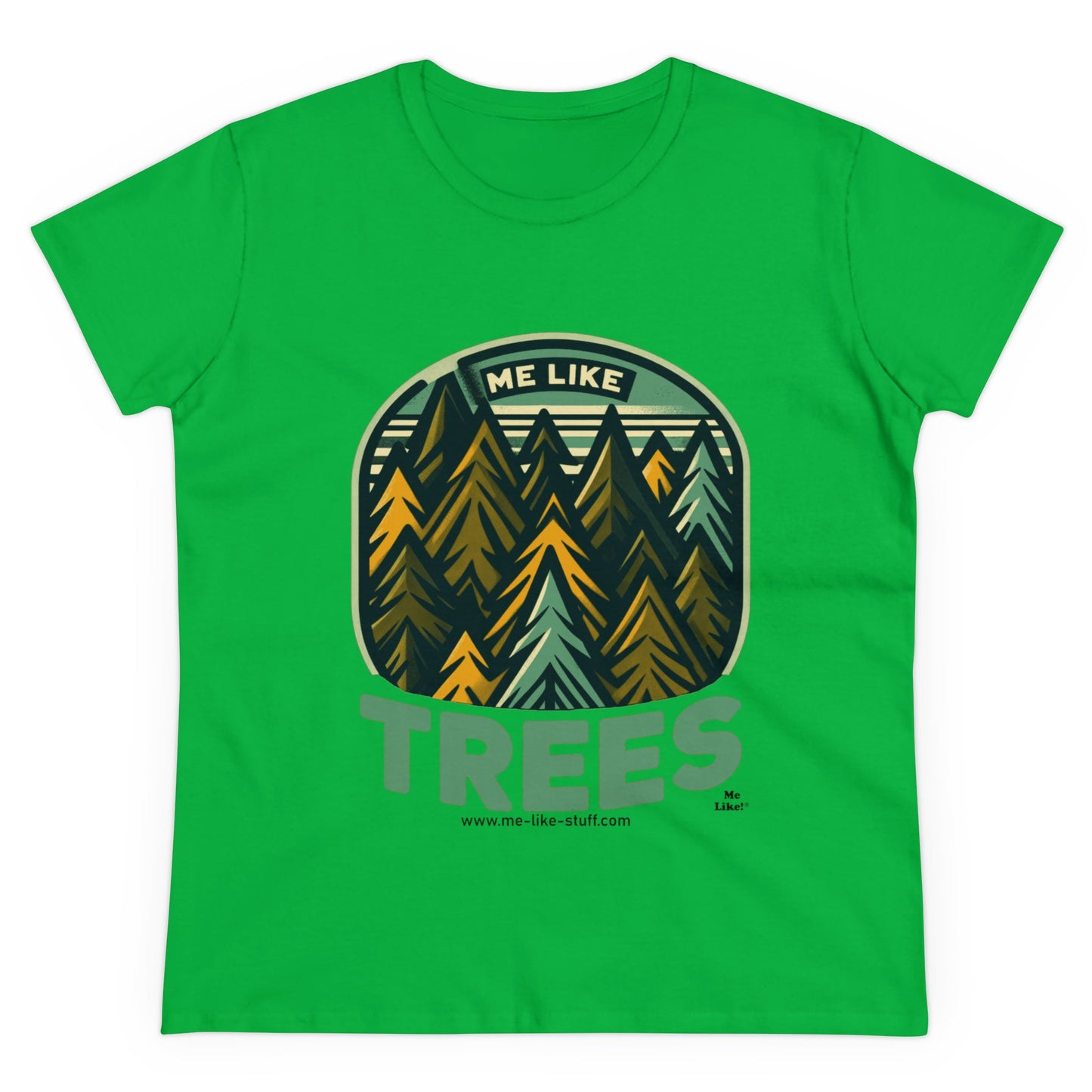 Women's Heavy Cotton Tee - Me Like Trees! (#4)