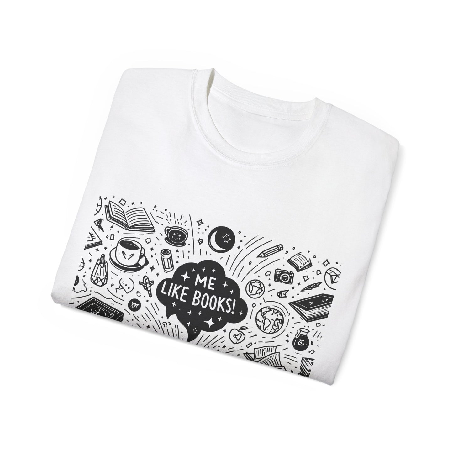 Me Like Books! - Unisex Ultra Cotton Tee - (Books #3)