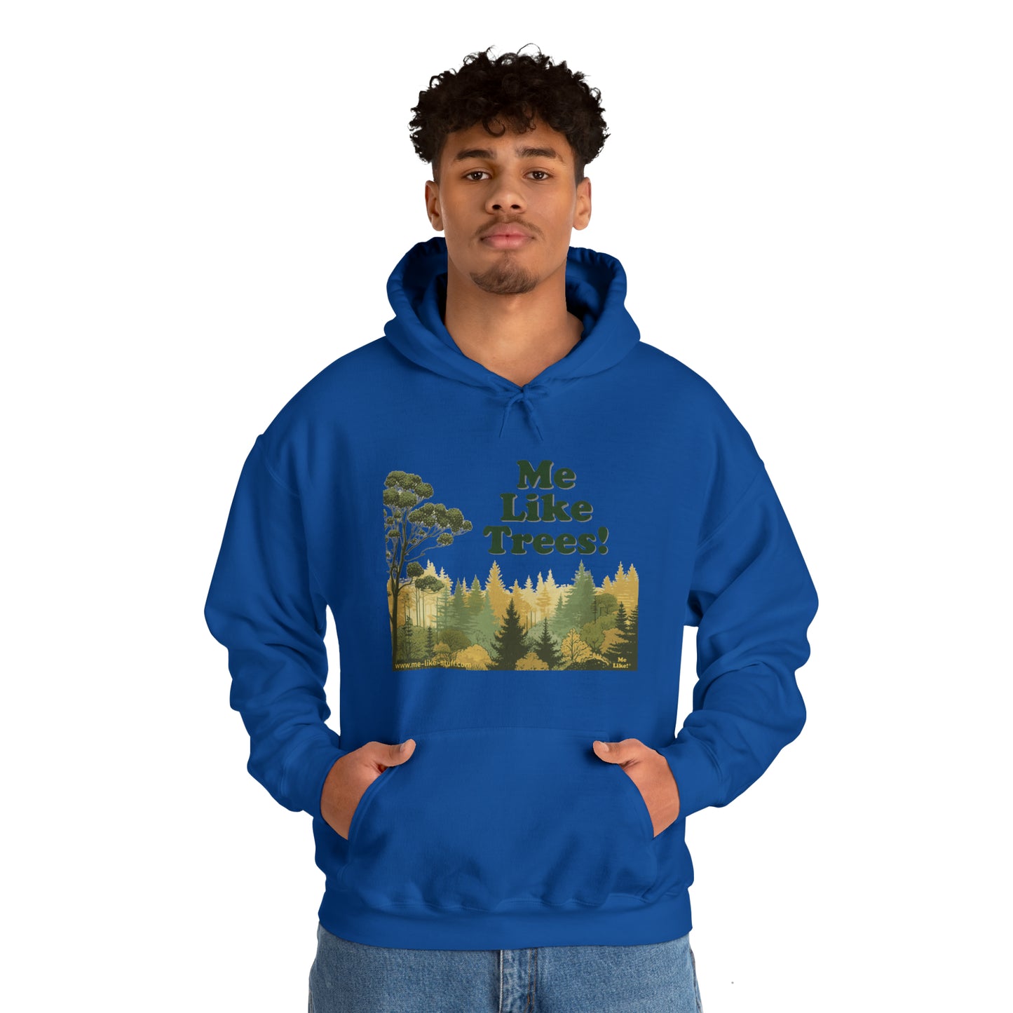 Unisex Heavy Blend™ Hooded Sweatshirt - Me Like Trees! (#1)