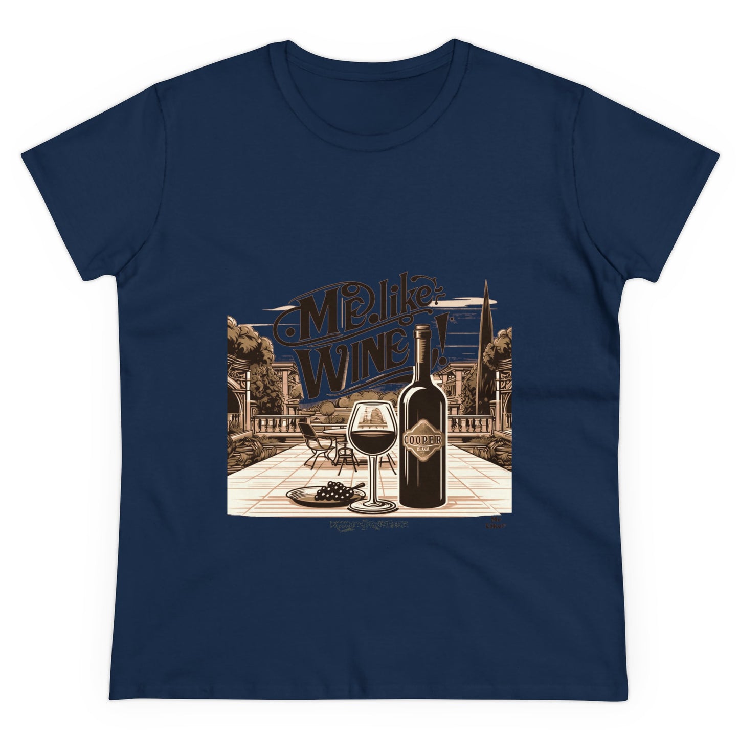 Women's Heavy Cotton Tee - Me Like Wine! (#4)
