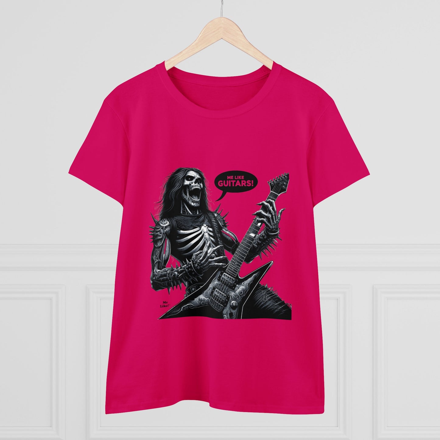 Me Like Guitars! - Women's Cotton Tee - Heavy Metal #4