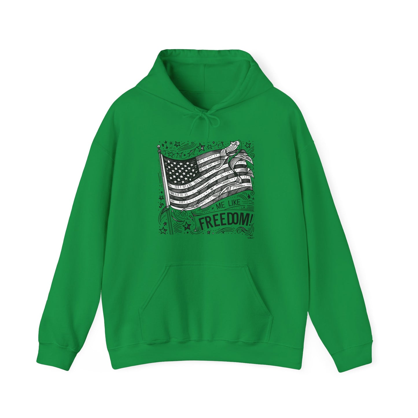 Me Like Freedom! - Unisex Heavy Blend™ Hooded Sweatshirt - (Freedom #1)