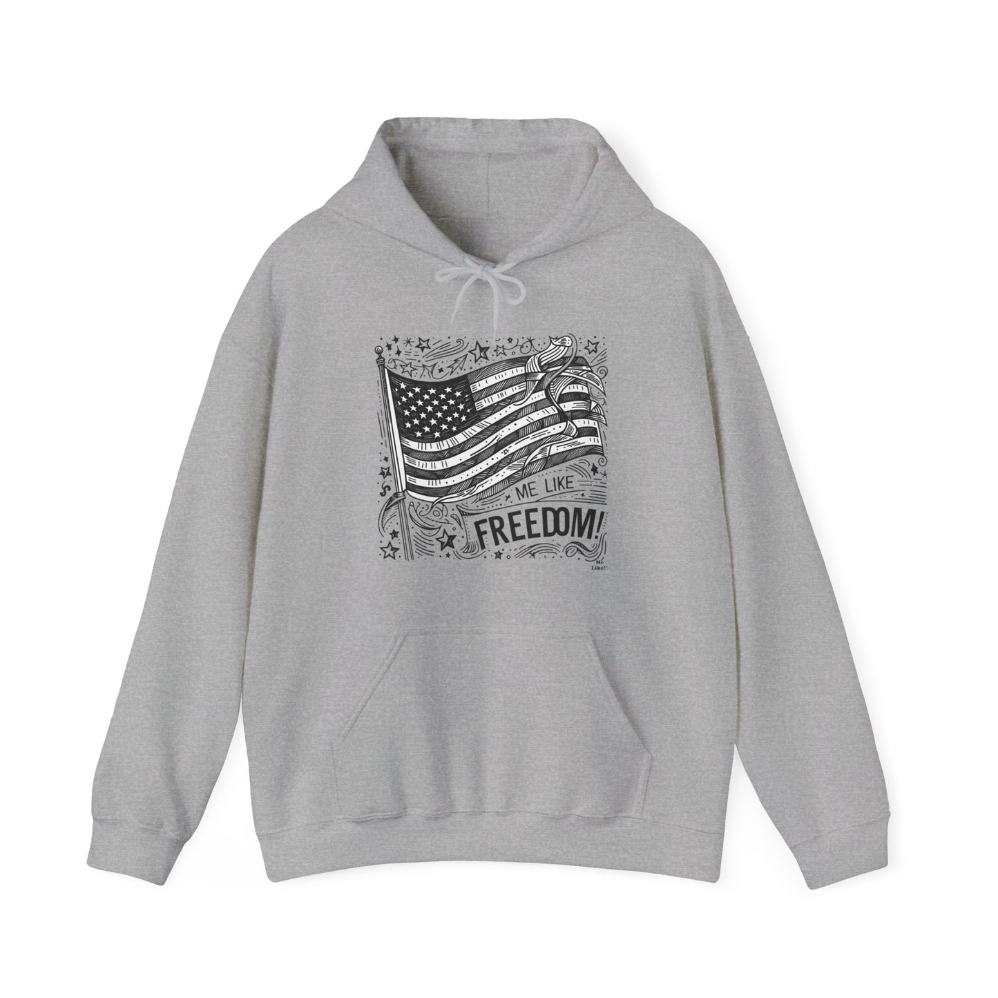 Me Like Freedom! - Unisex Heavy Blend™ Hooded Sweatshirt - (Freedom #1)