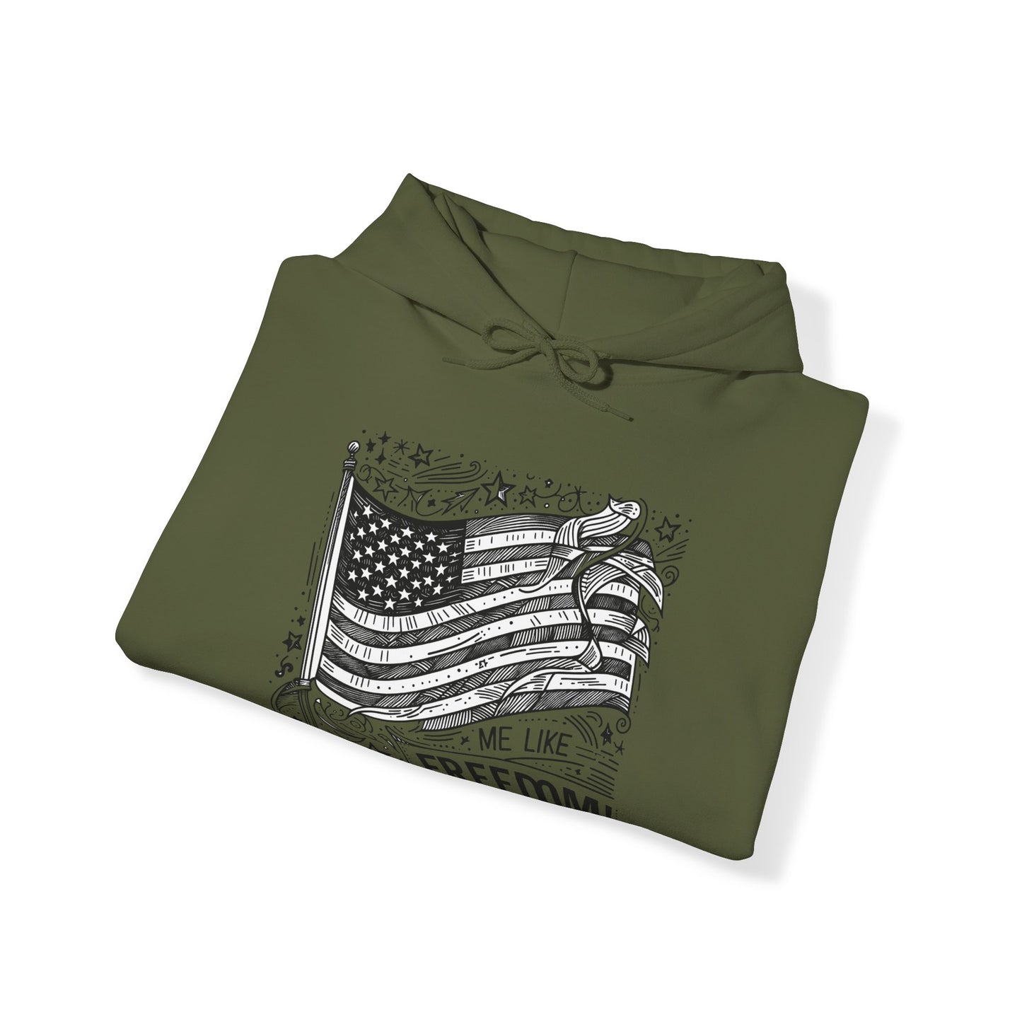Me Like Freedom! - Unisex Heavy Blend™ Hooded Sweatshirt - (Freedom #1)