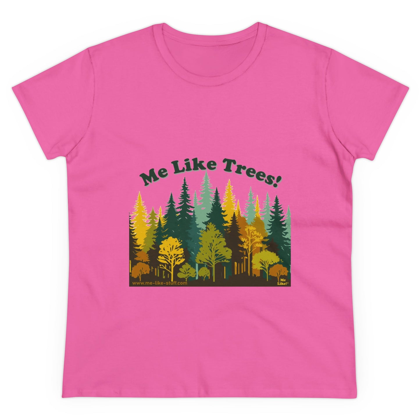 Women's Heavy Cotton Tee - Me Like Trees! (#2)