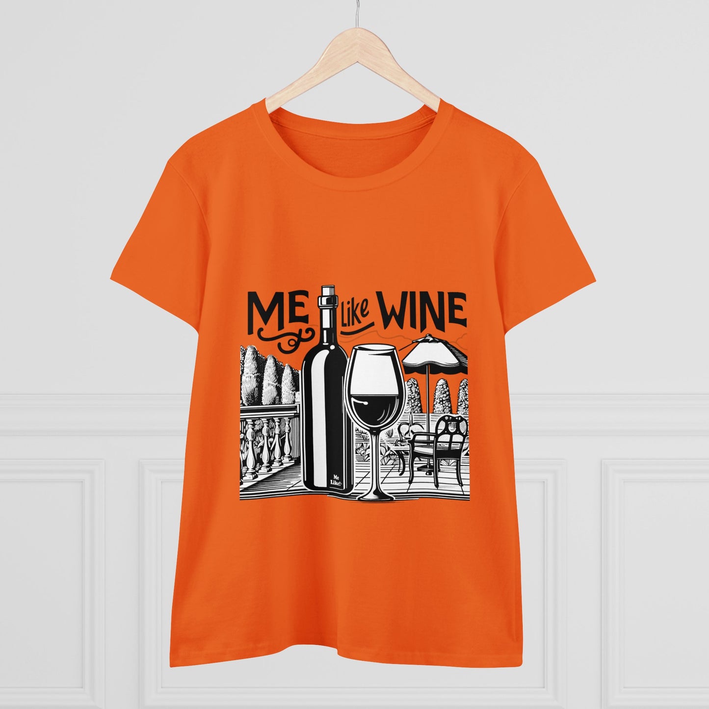 Women's Heavy Cotton Tee - Me Like Wine! (#3)