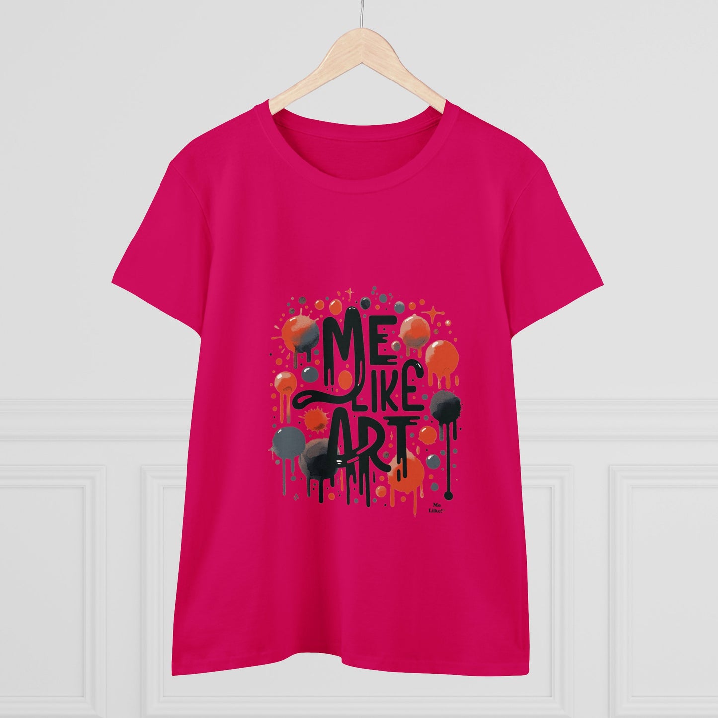 Me Like Art - Women's Heavy Cotton Tee - (Art #2)