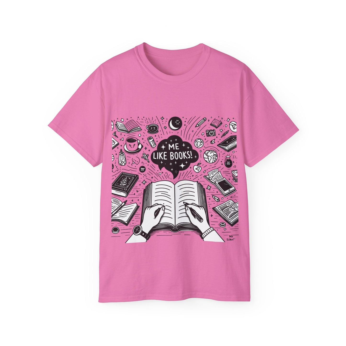 Me Like Books! - Unisex Ultra Cotton Tee - (Books #3)