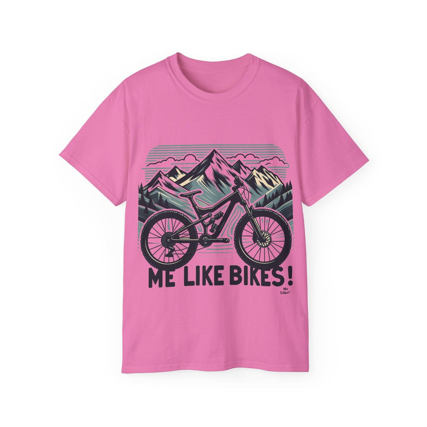 Me Like Bikes! - Unisex Ultra Cotton Tee - (Mountain Bike #5)