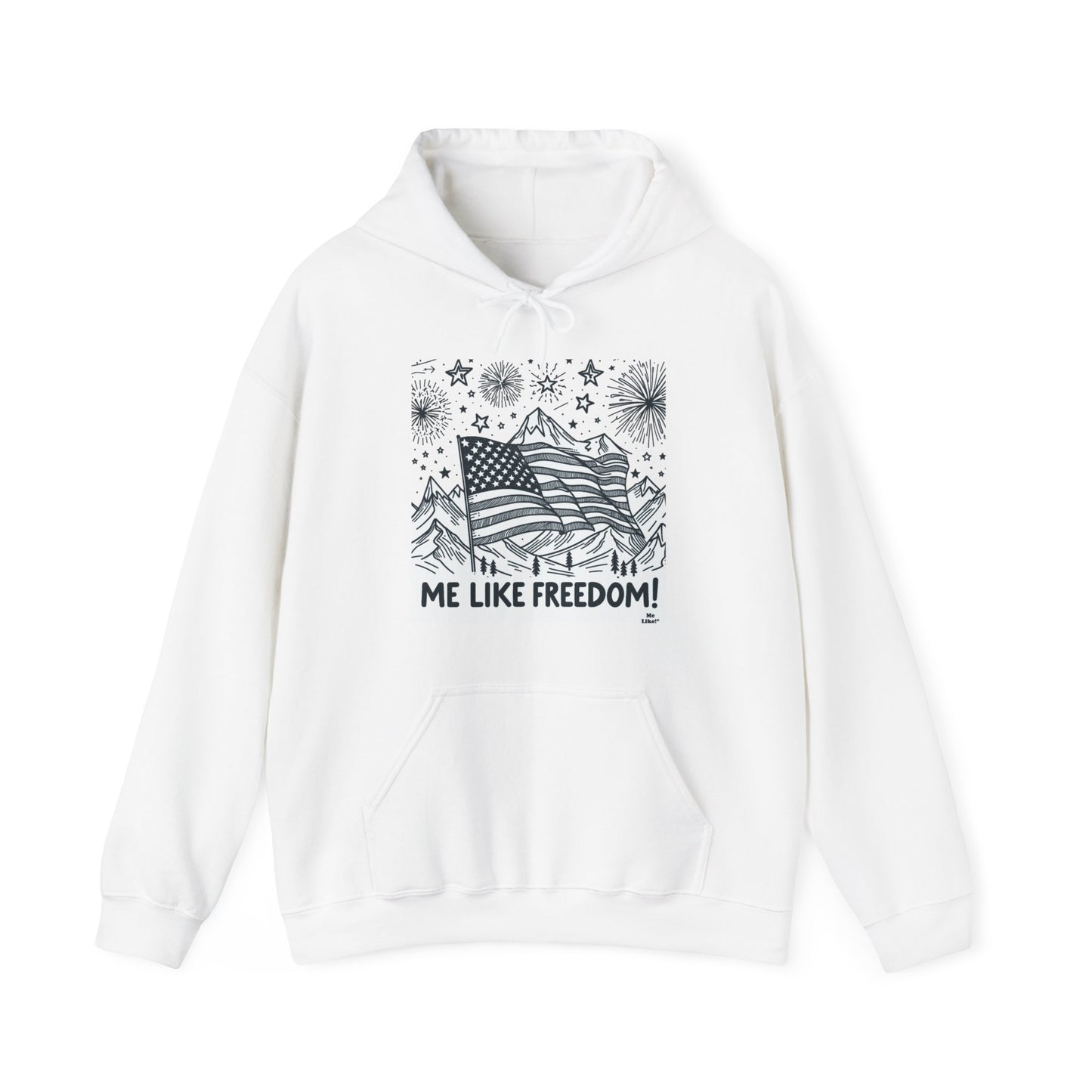 Me Like Freedom! - Unisex Heavy Blend™ Hooded Sweatshirt - (Freedom #5)