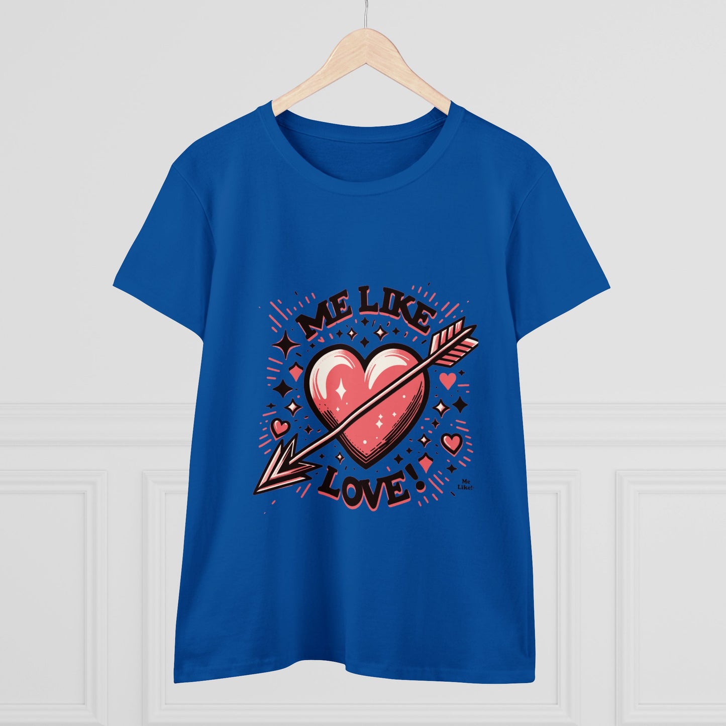 Me Like Love! - Women's Heavy Cotton Tee - (Love #2)