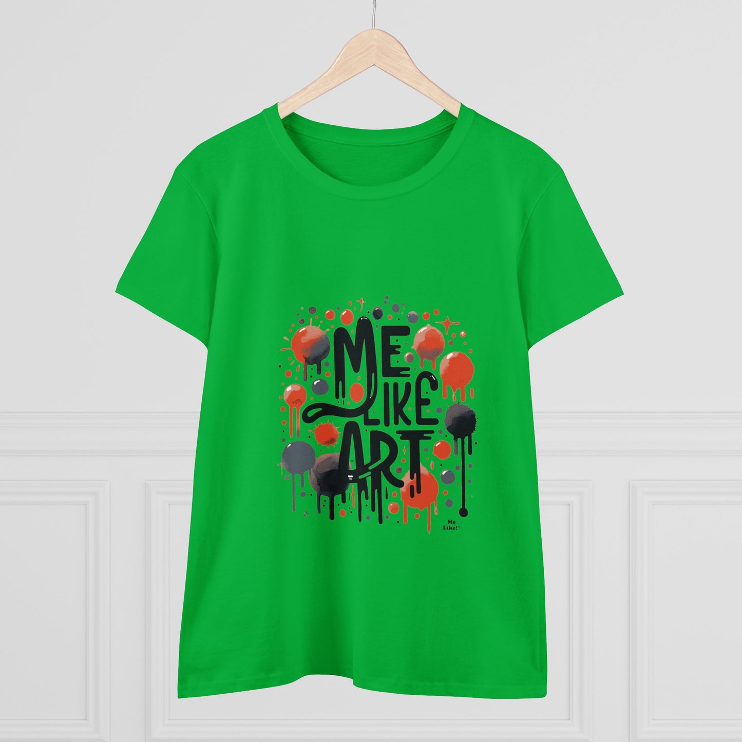 Me Like Art - Women's Heavy Cotton Tee - (Art #2)